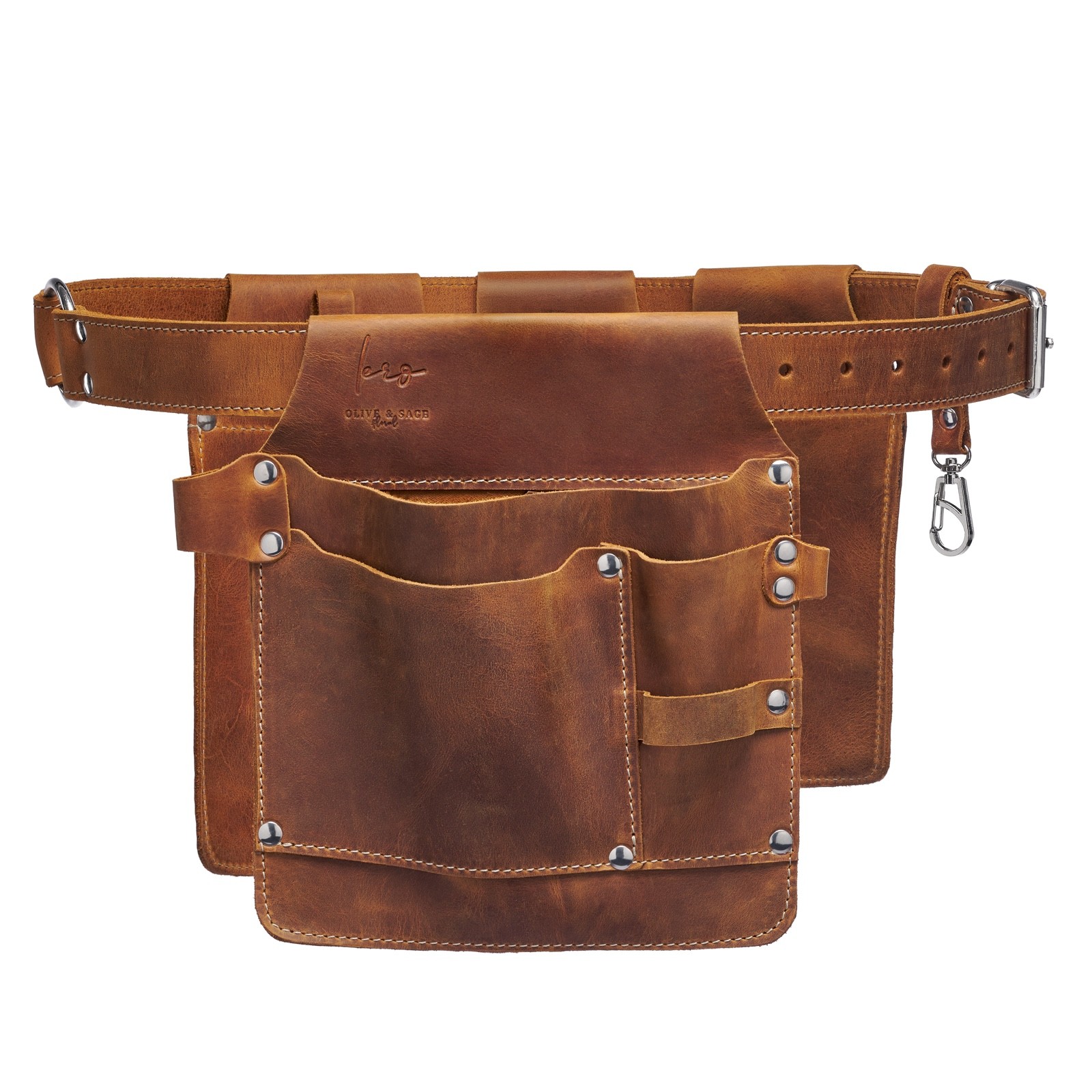 Adjustable Garden Belt — Leather Tool Belt. FLORIST tool belts. Leather belt.