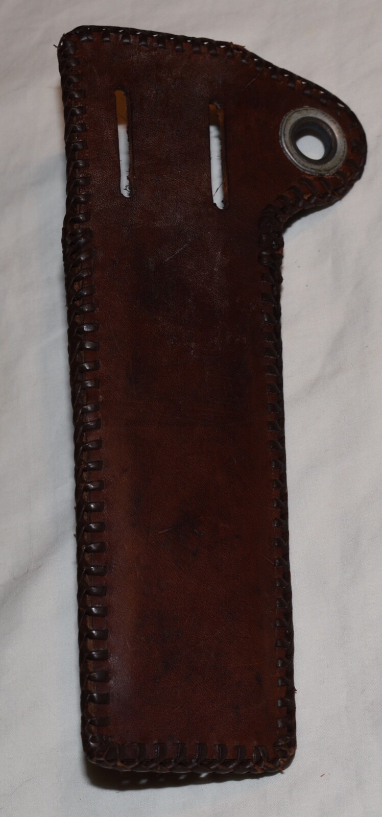 Vintage Unbranded Heavy Leather Tool Pouch Holster Sheath – Two Pocket