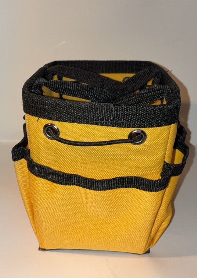 SmallBrown Bag Company ToolAider Tool Tote Bag Nylon Padded Handles Yellow Black