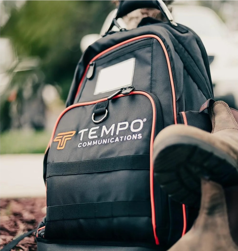 TEMPO PA9000 Tool Bag Backpack, 40-pocket Heavy-Duty Electrician Backpack,…