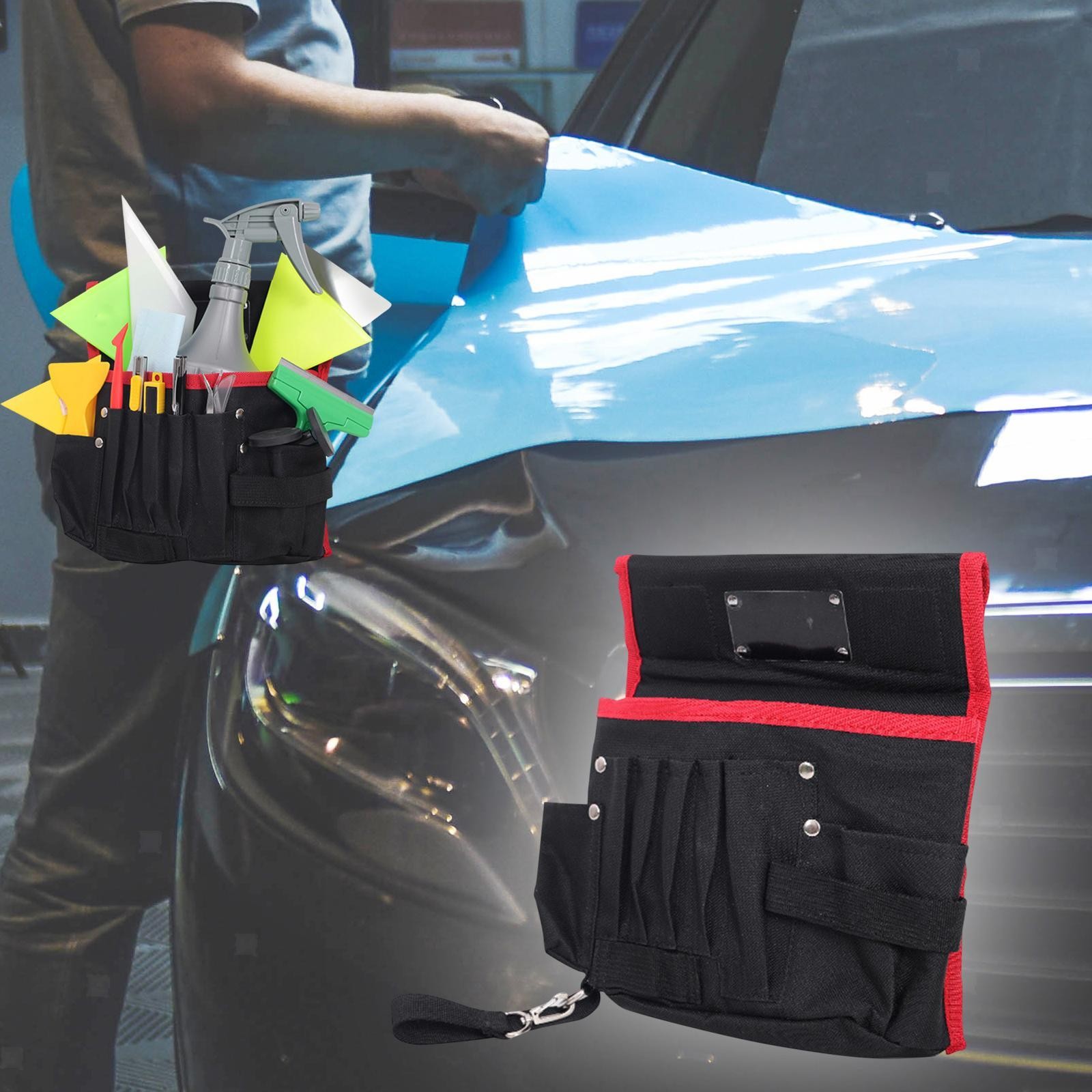 Car Film Tool Waist Bag Tool Box Heavy Duty 600D Oxford Cloth Car Repairing