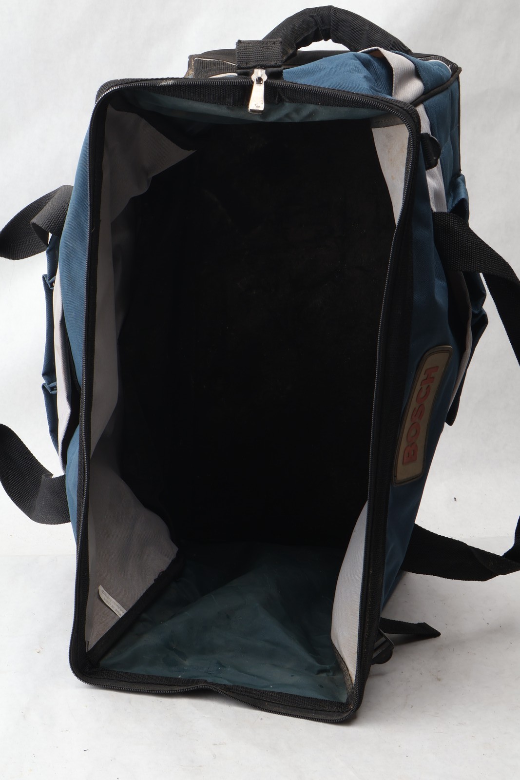 Bosch 18V Large Contractor Tool Bag 21″ Blue Multi-Pocket Canvas Heavy Duty