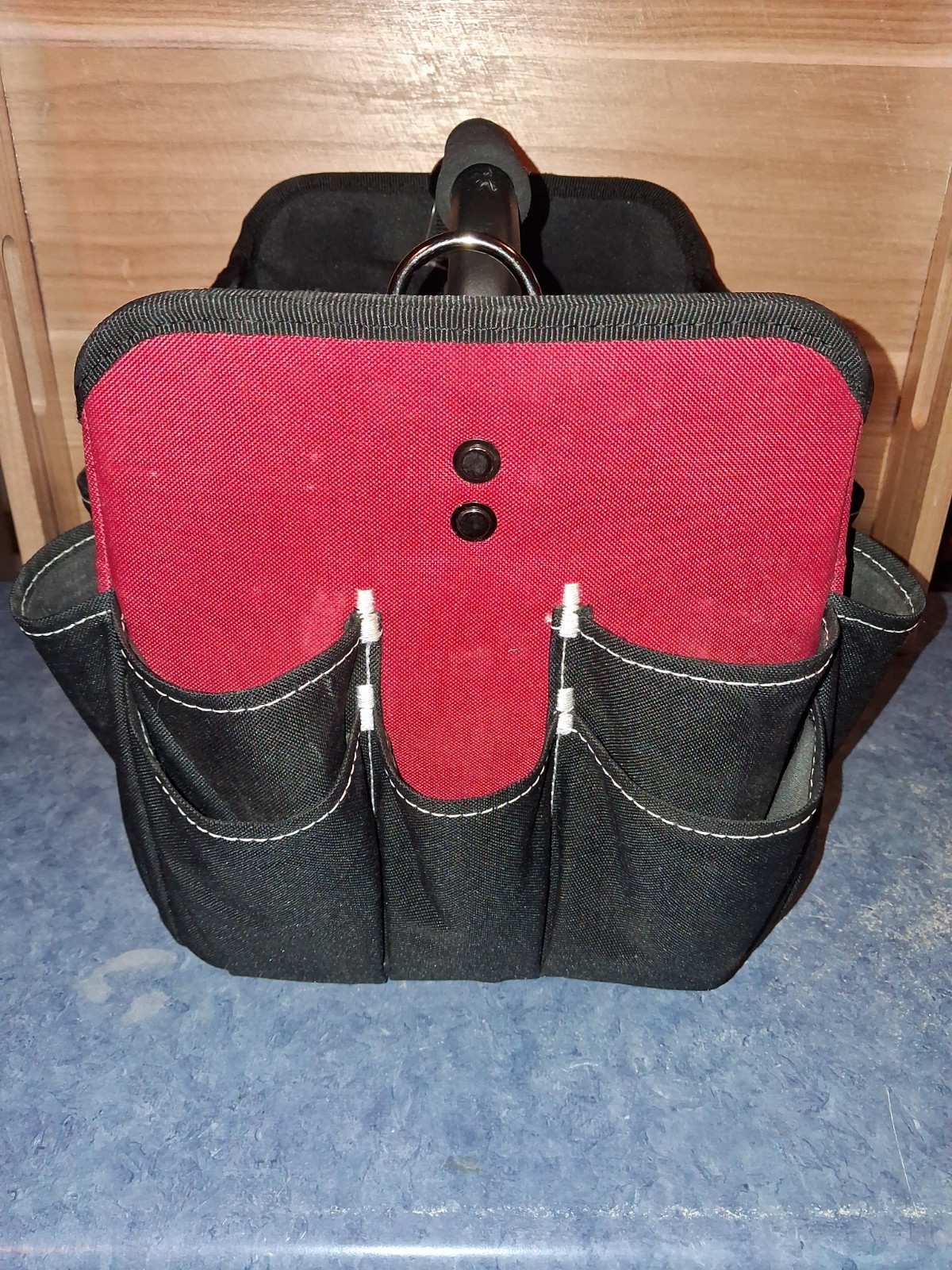 Husky 22 Pocket Tool Hard Storage Tote-Electrician-Lightly Used-No Damage!