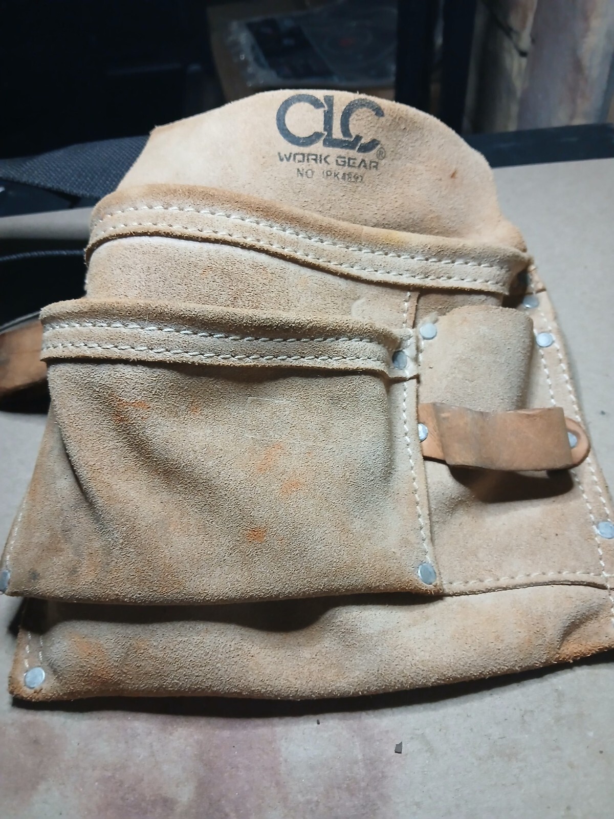 CLC # IPK489X Work Gear Softy Leather Pouch 7 slots with belt