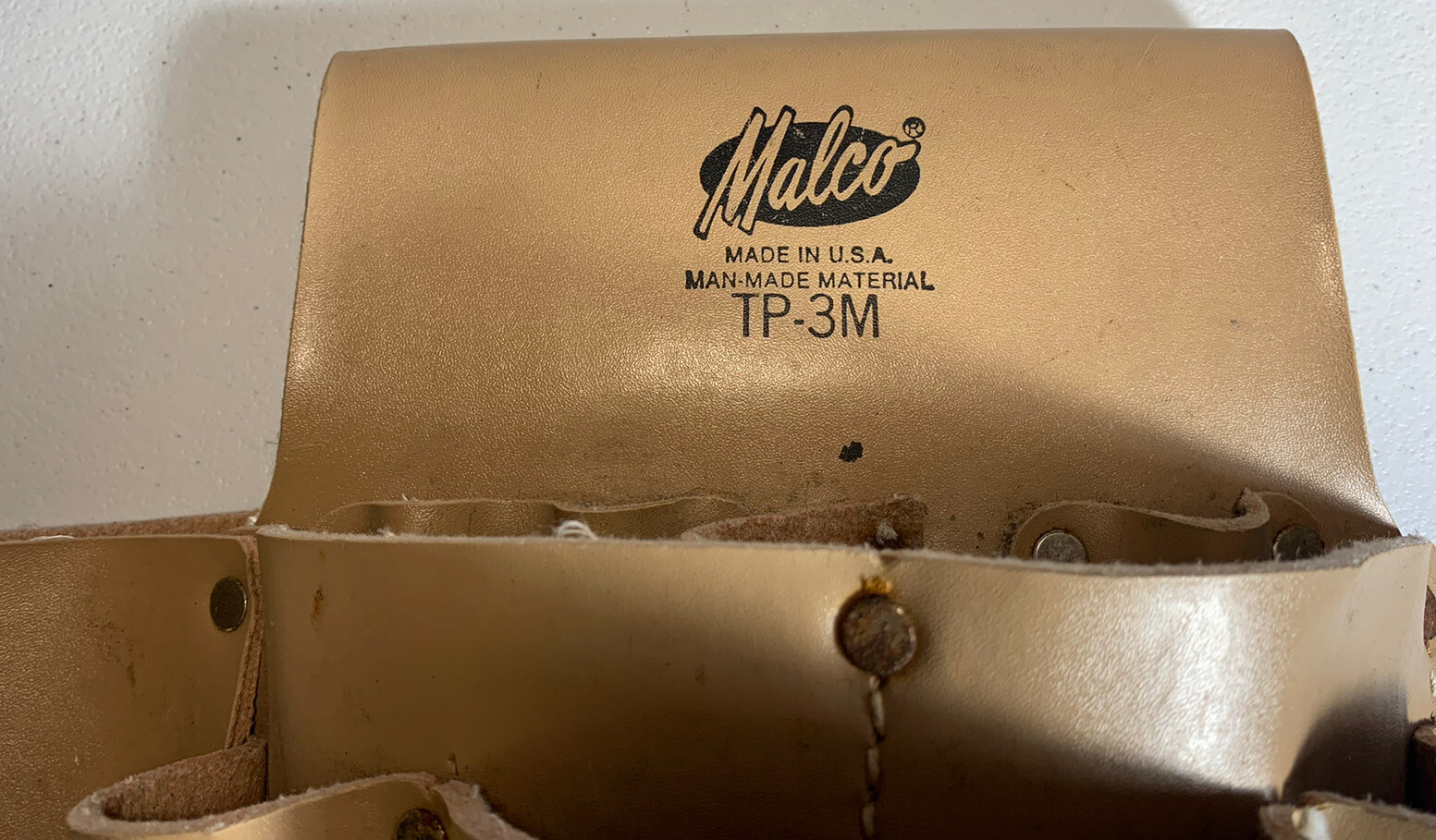 MALCO TP-3M TOOL BELT USA MAN MADE MATERIAL