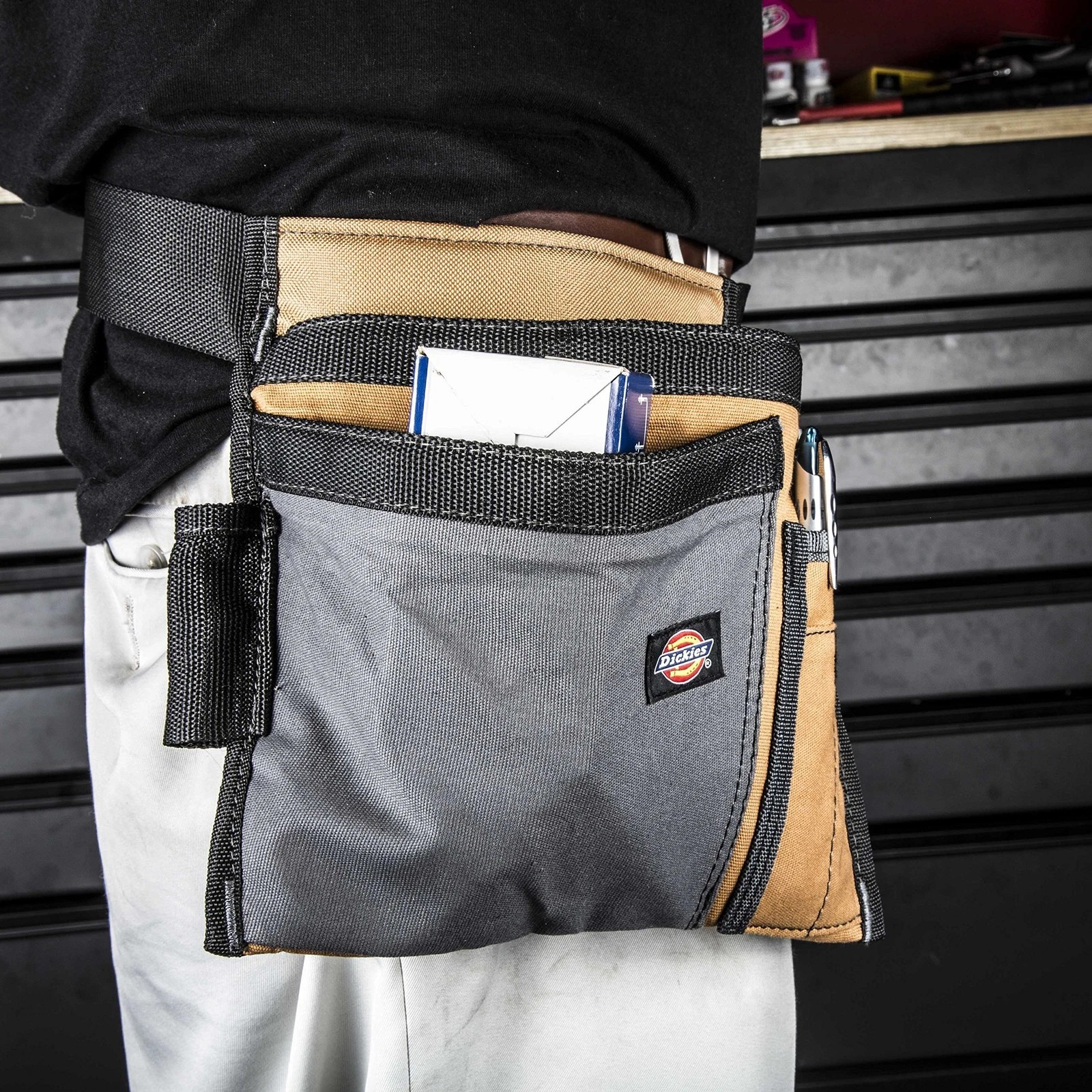 Dickies 5-Pocket Single Side Tool Belt Pouch/Work Apron (New) FAST FREE SHIPPING