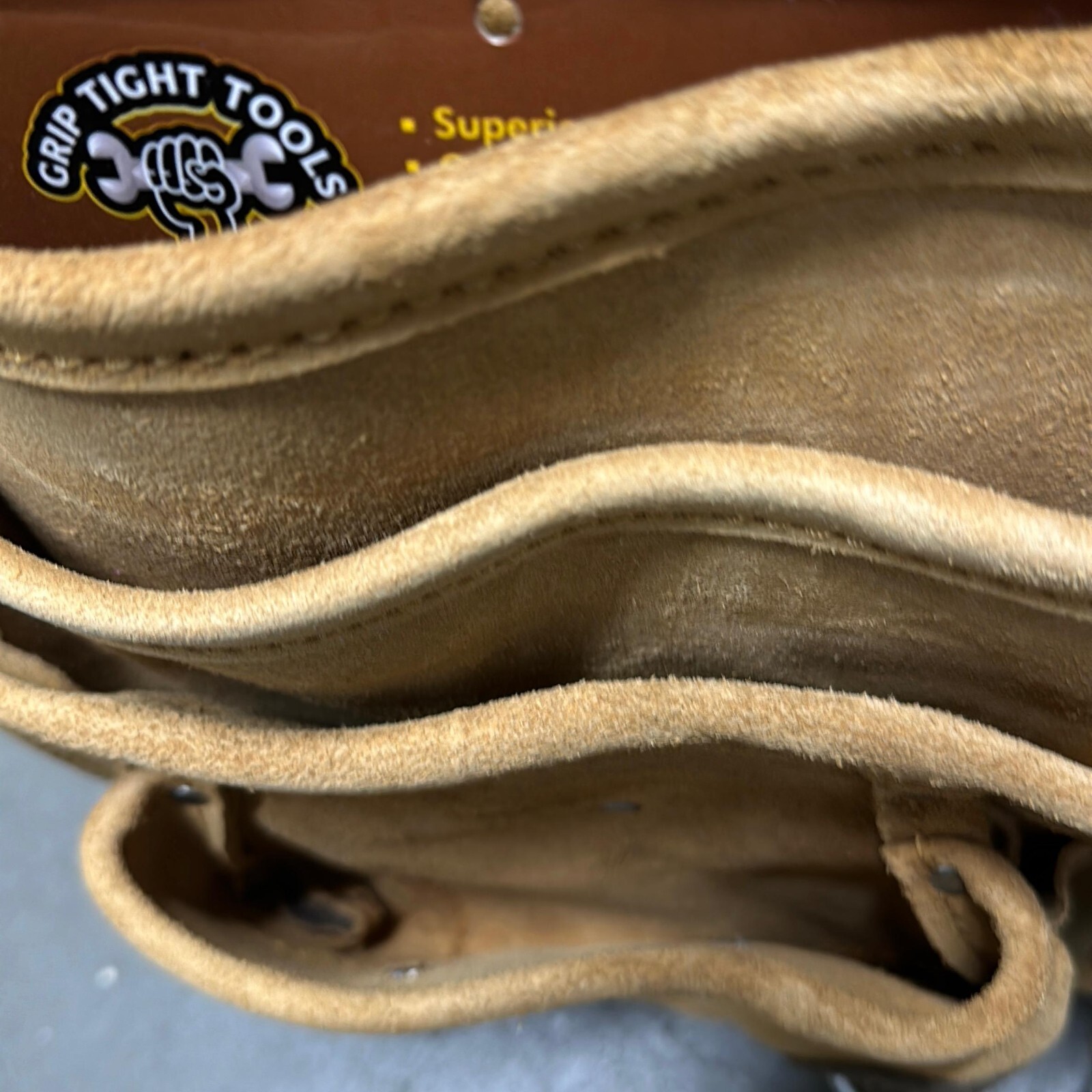 Professional Leather Tool Pouch apron for construction 10 pockets total