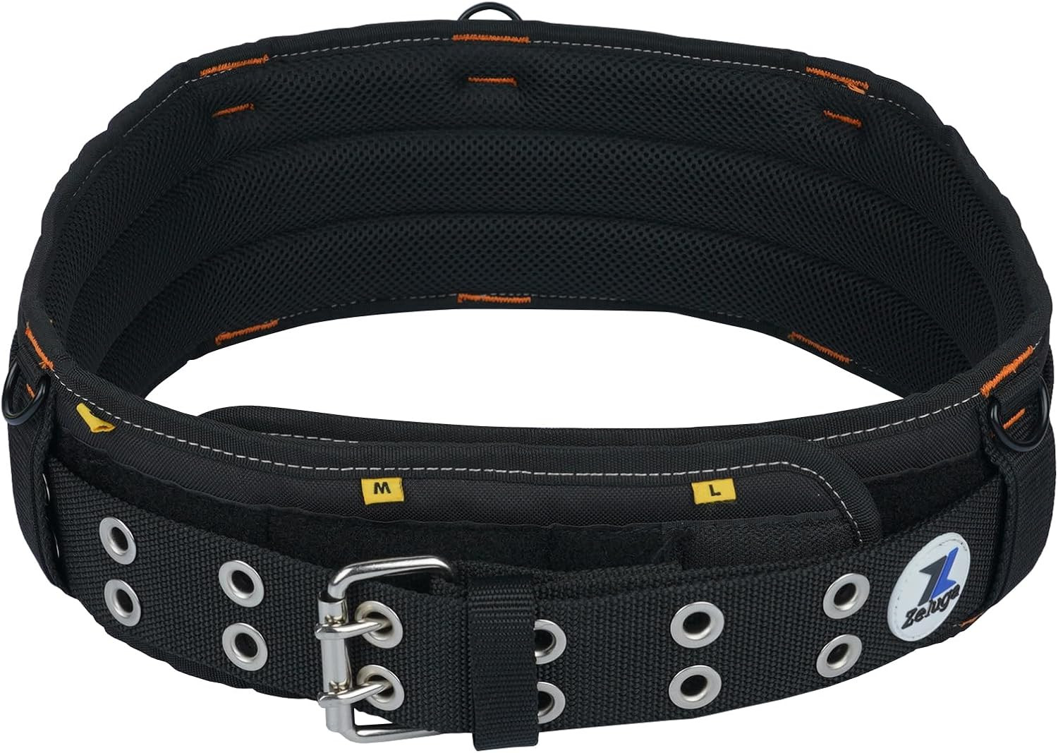 20-222 Heavy Duty Polyester Tool Rig Padded Belt, Black