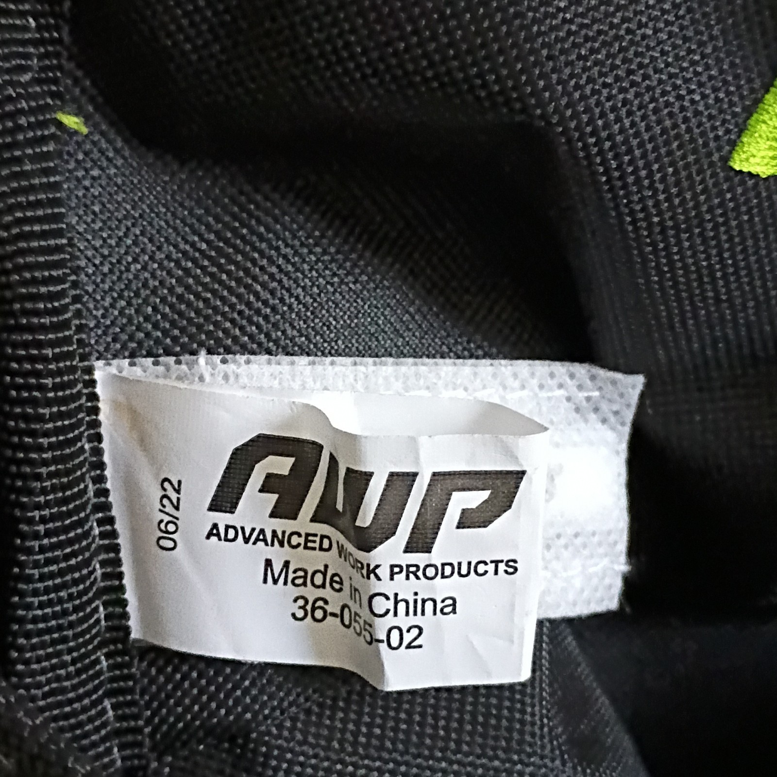 AWP L-699-P-3 Adjustable Nylon Tool Belt w/ Multiple Pouches Black/Gray/Green