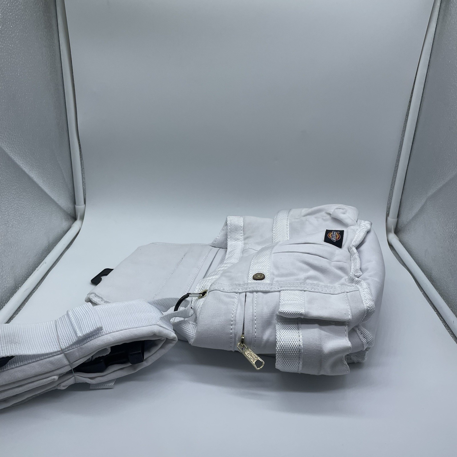 Work Tool Pouch 8 Pocket with Belt White Dickies 57053 New With Tag