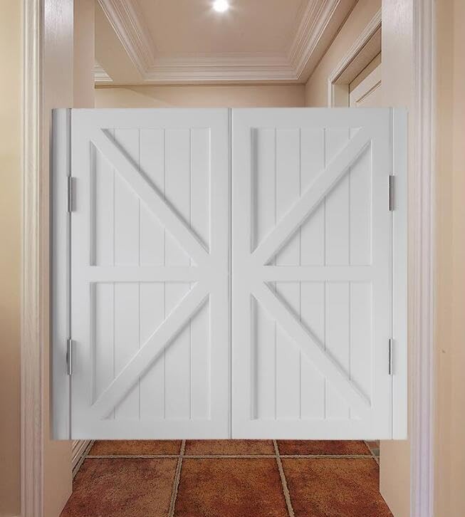 Swinging Doors Cafe Doors, Interior Solid Wood Swing Door, Saloon Cafe Doors,…