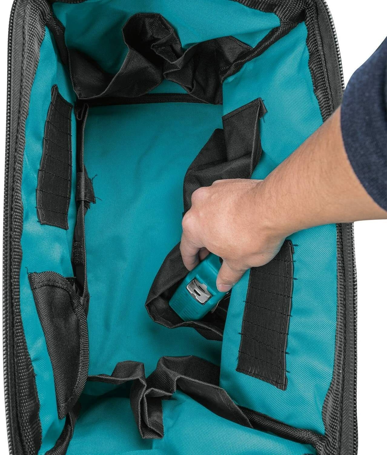 New! [Set of 2] Makita 14″ Premium Heavy Duty Medium-Sized Contractor Tool Bags