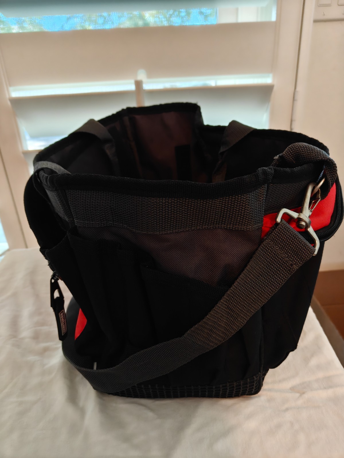 Craftsman 37537 Tool Bag Tote, Black/Red 13″x8.5″x7″, Vintage RARE