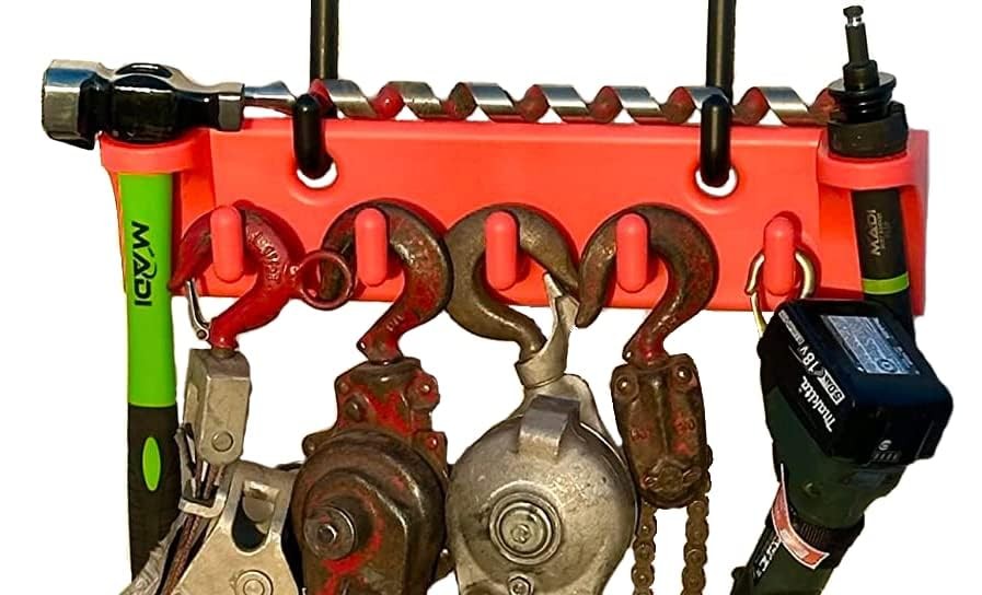 The Big Rack Bucket Truck Tool Organizer and Lineman Tool Board (Bucket Hooks…