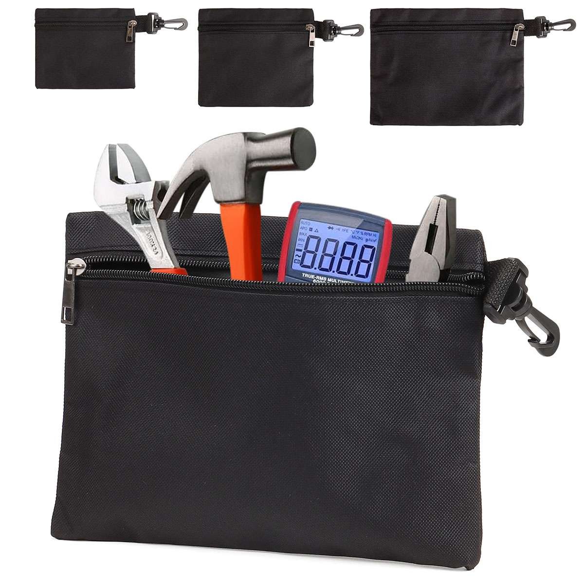 Portable Oxford Cloth Tool Storage Bag Zip Carry Case Pouch Bag Organizer Pocket