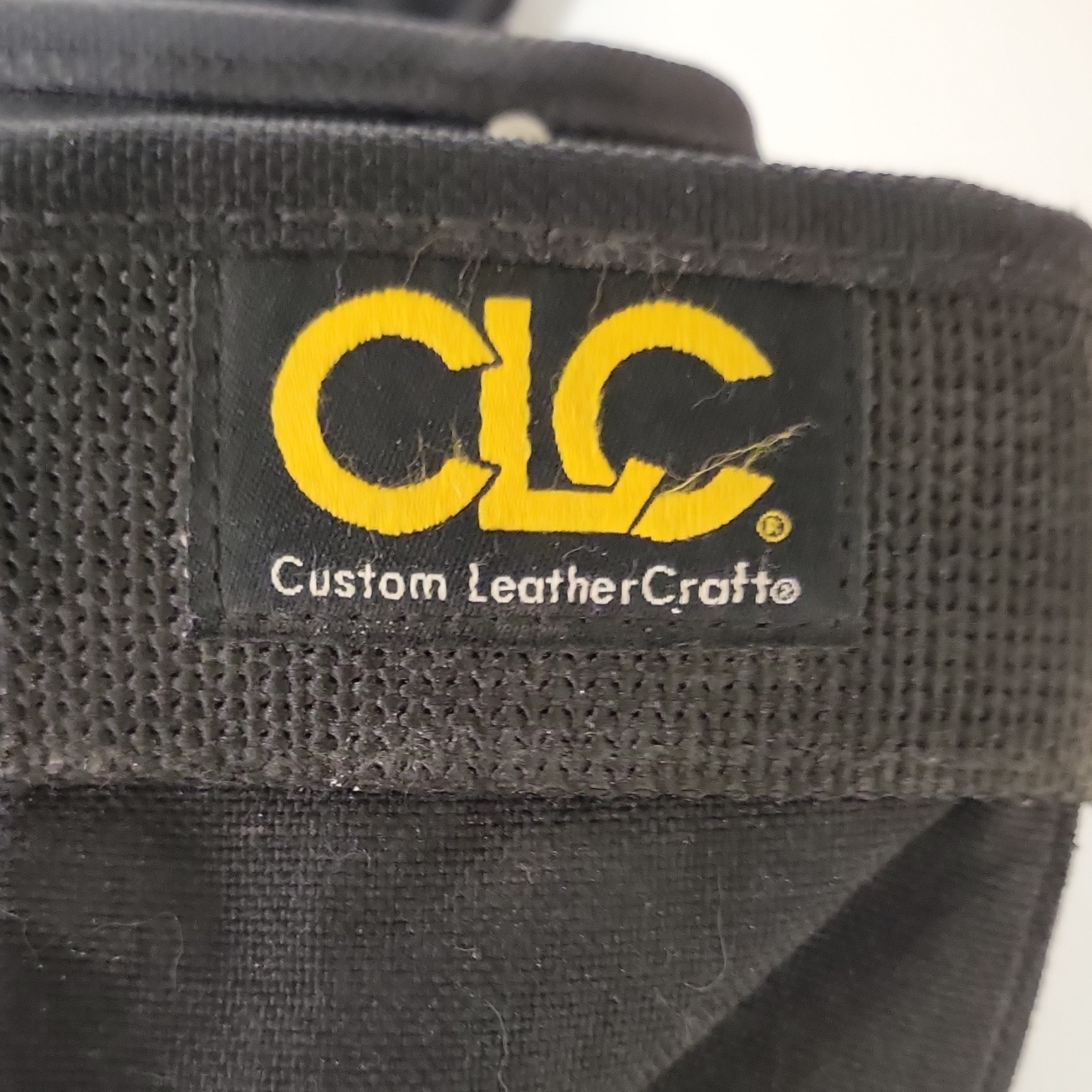 CLC Custom LeatherCraft Black Balstic Nylon Tool Pouch with Belt Loop And Handle
