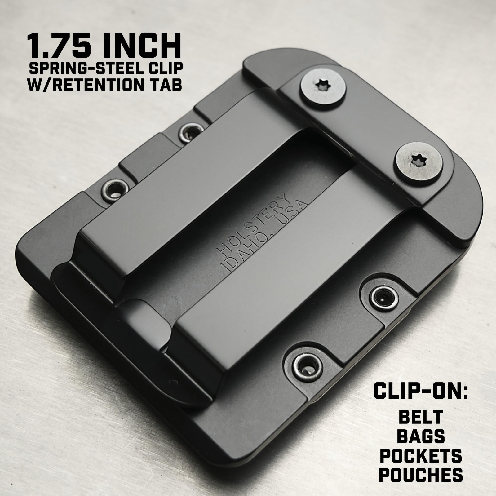 Clip-On Tool Belt Holster for Cordless Drill, Impact Driver, Nailer & Tools