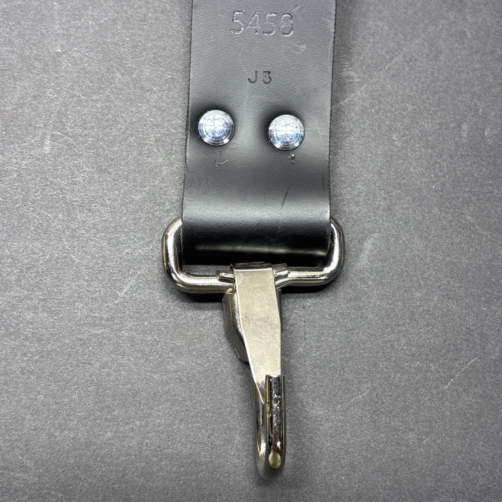 5458 Klein Leather Tool Holder Loop With Snap Hook, For Belts Up To 4” Wide