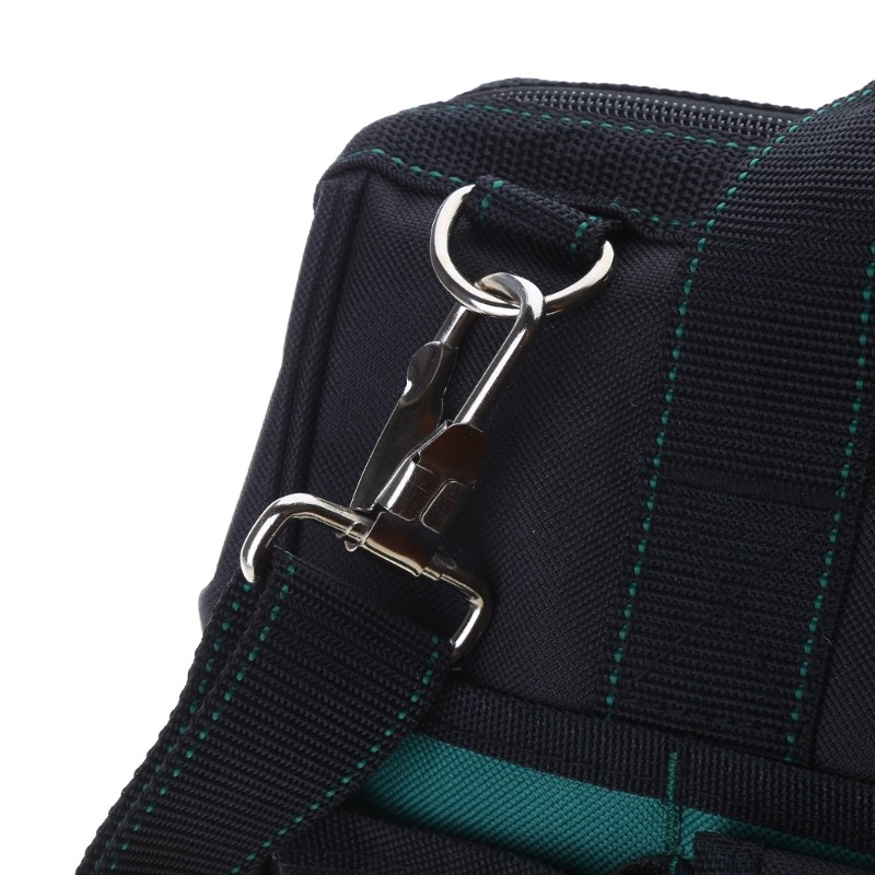 12.6 Large Tool Bag Durable Oxford Cloth Multiple Compartments for Electricians