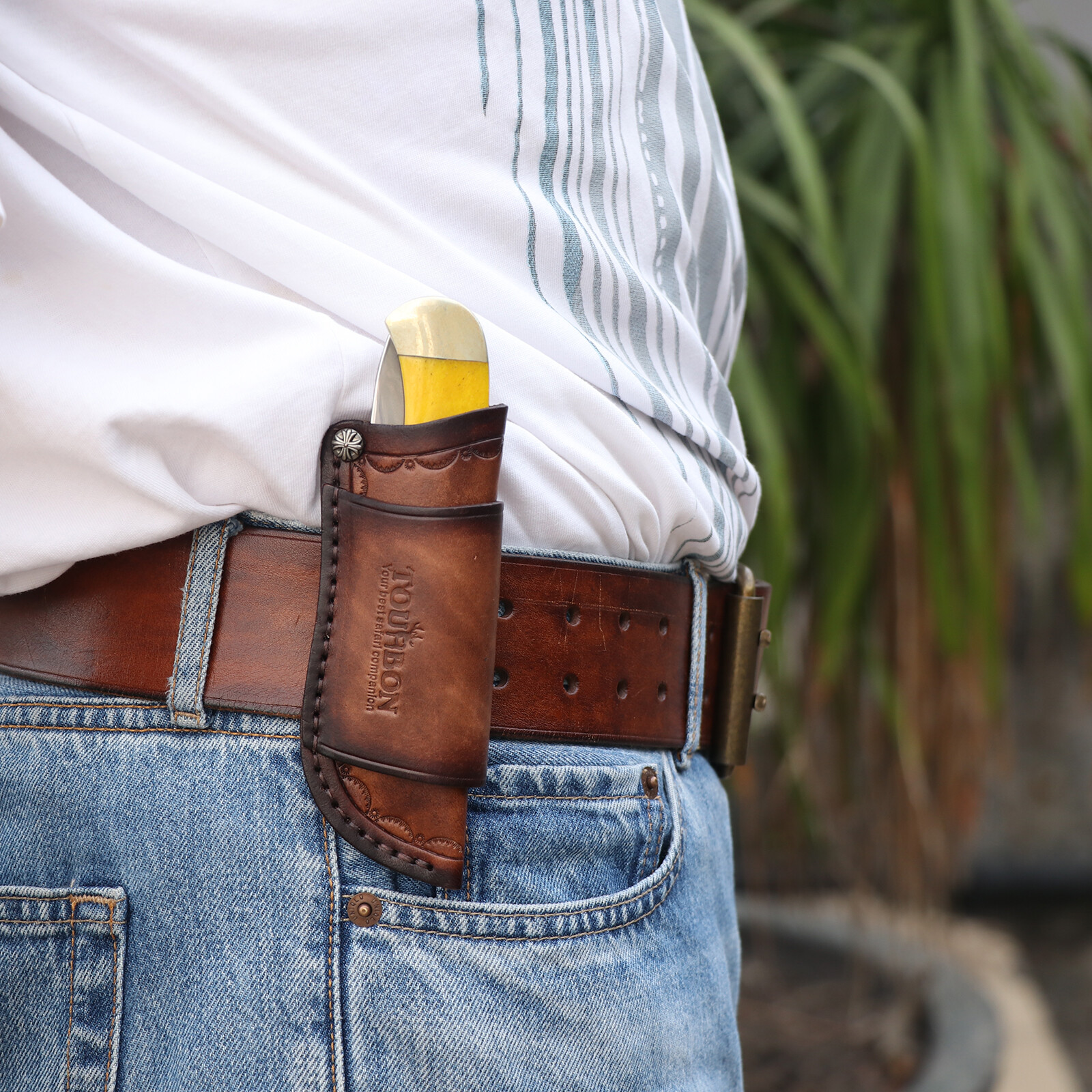 Leather Knife Sheath Fixed Blade Protect Cover Pocket Knives Carrying Belt Pouch