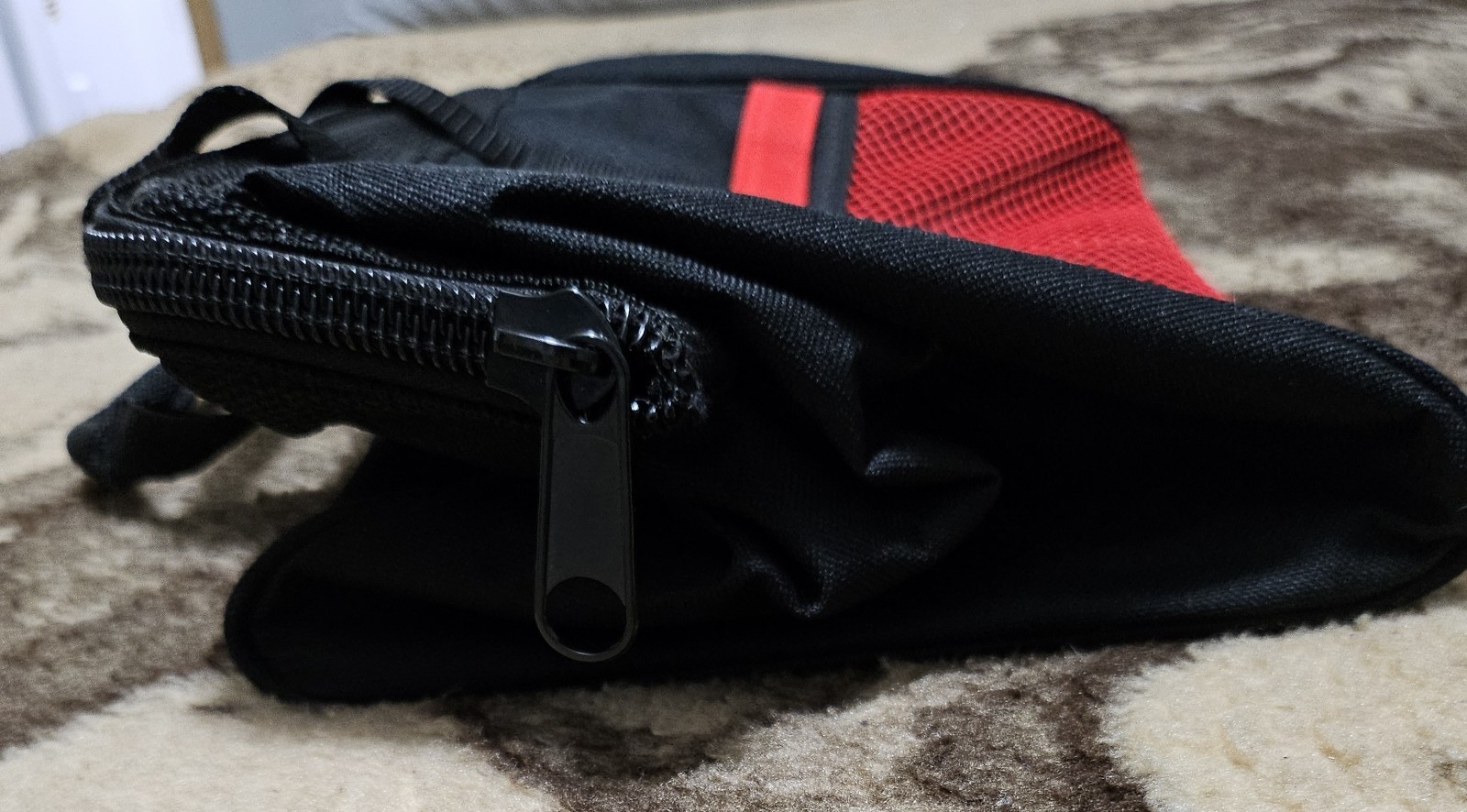Craftsman 13″ Large Mouth Tool Bag Black/Red 513100 Zipper Handle 6 Pockets NEW