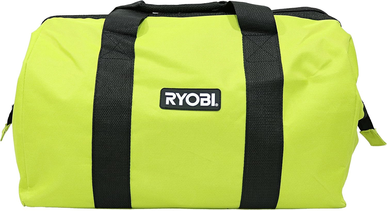 Collapsible Contractor Bag Wide Mouth Full Zip Heavy Duty Green Large