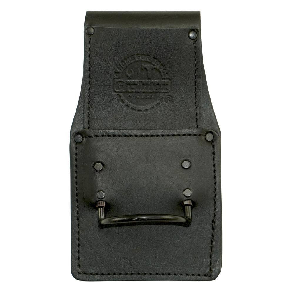 2″ Ambassador Series Black Top Grain Hammer Holder