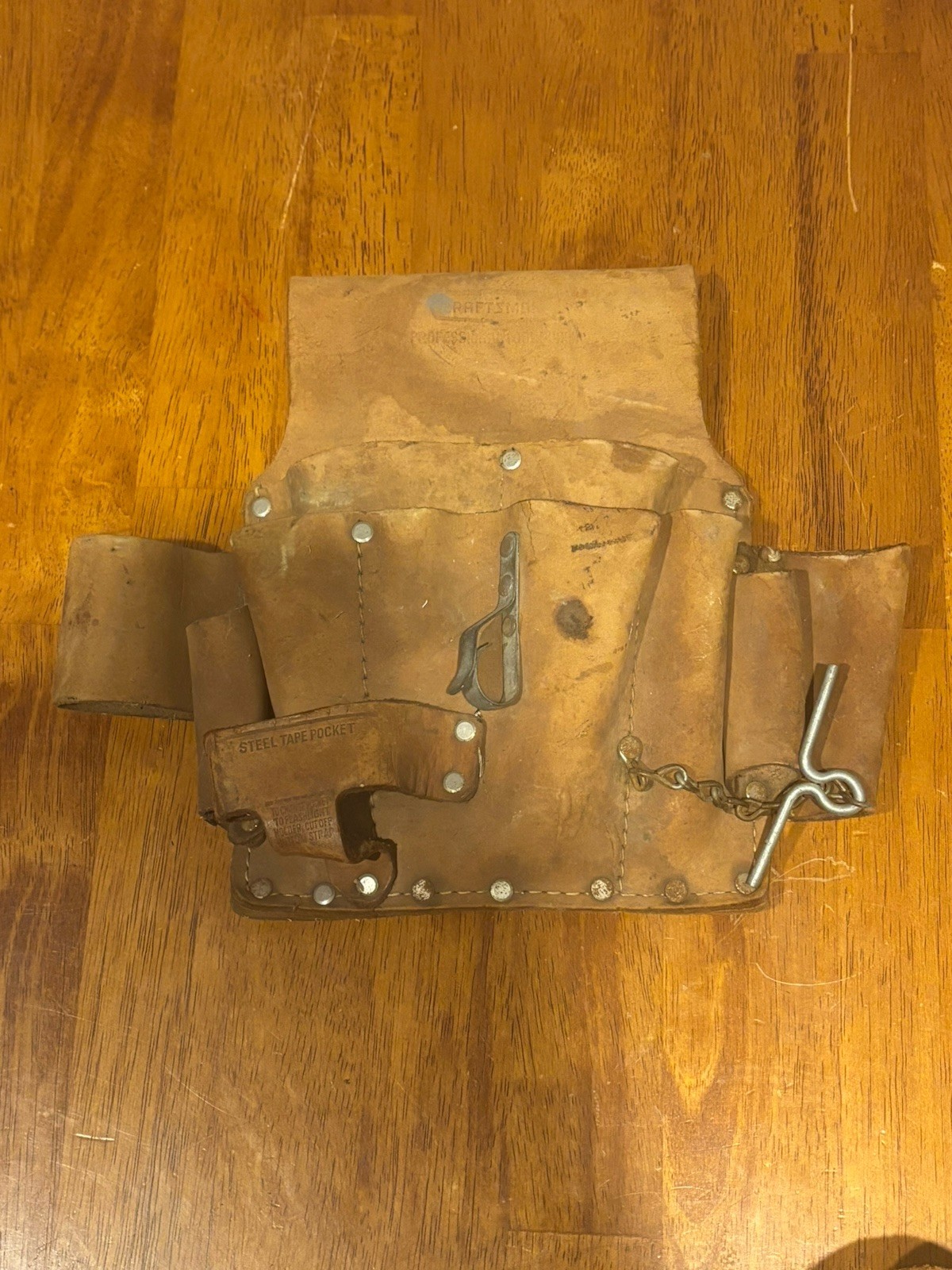 Vintage Craftsman – Sears / Roebuck #4580 – Professional Leather Tool Pouch