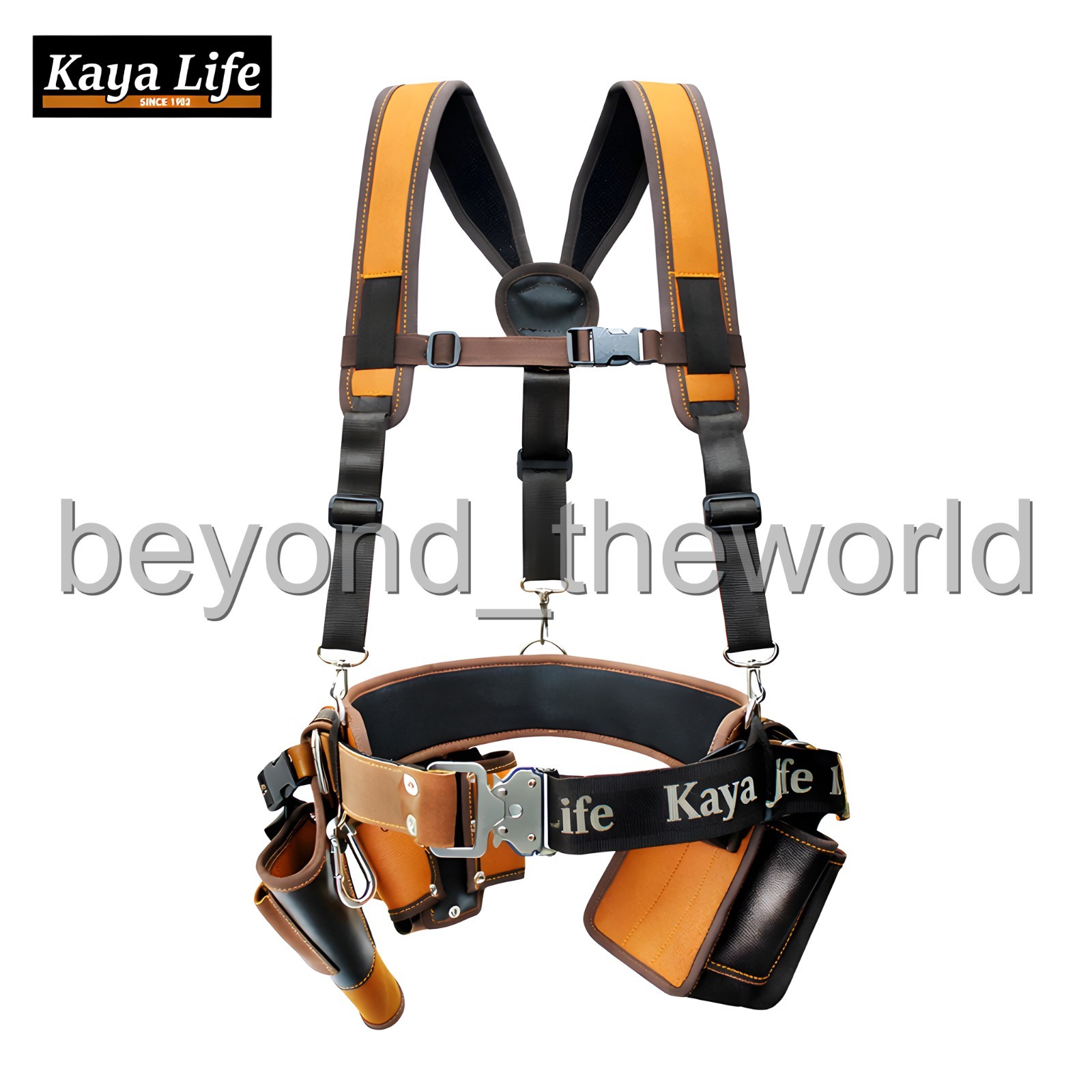 KAYALIFE KL-800 Work Tool Belt Set Suspenders Drill Pouch Holder ⭐Tracking⭐