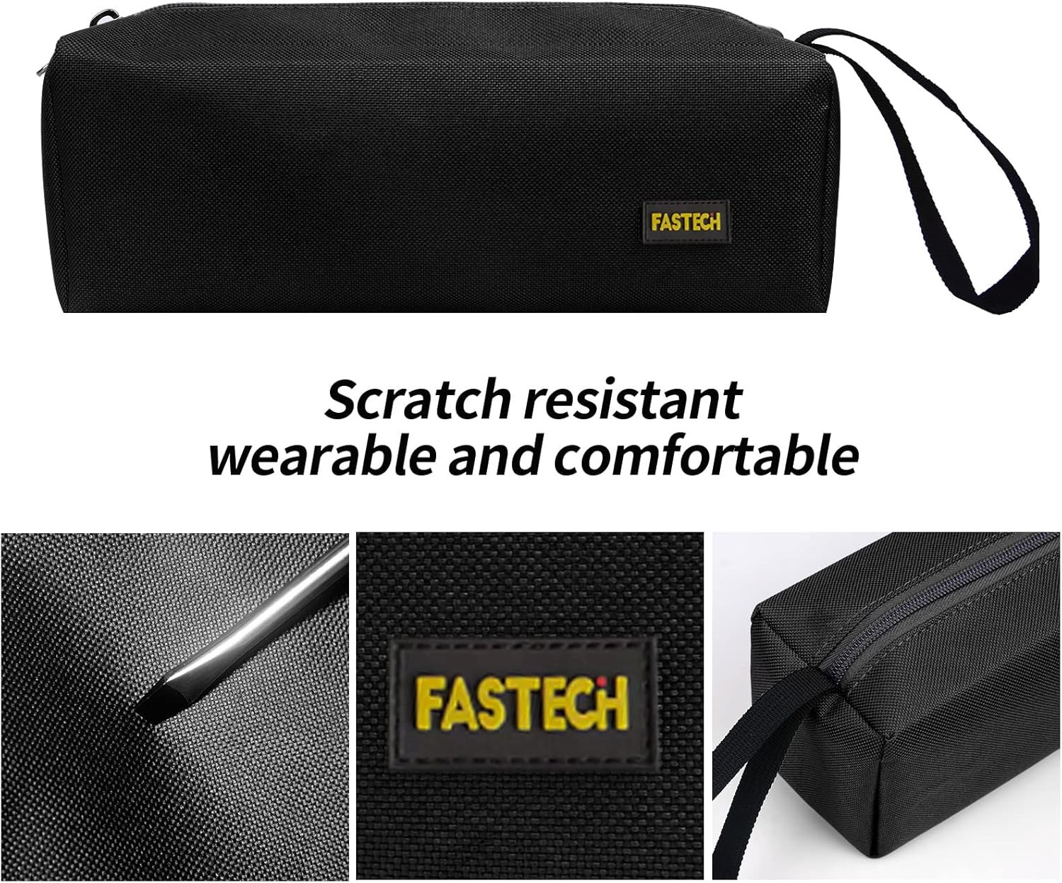 1-Pack Zipper Utility Tool Bag, Small Zipper Bags/Multi-Purpose Tool Pouch Tote