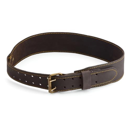 Pro Small/Medium 3″ Wide Full Grain Leather Tool Belt with 3″ Belt (S/M)