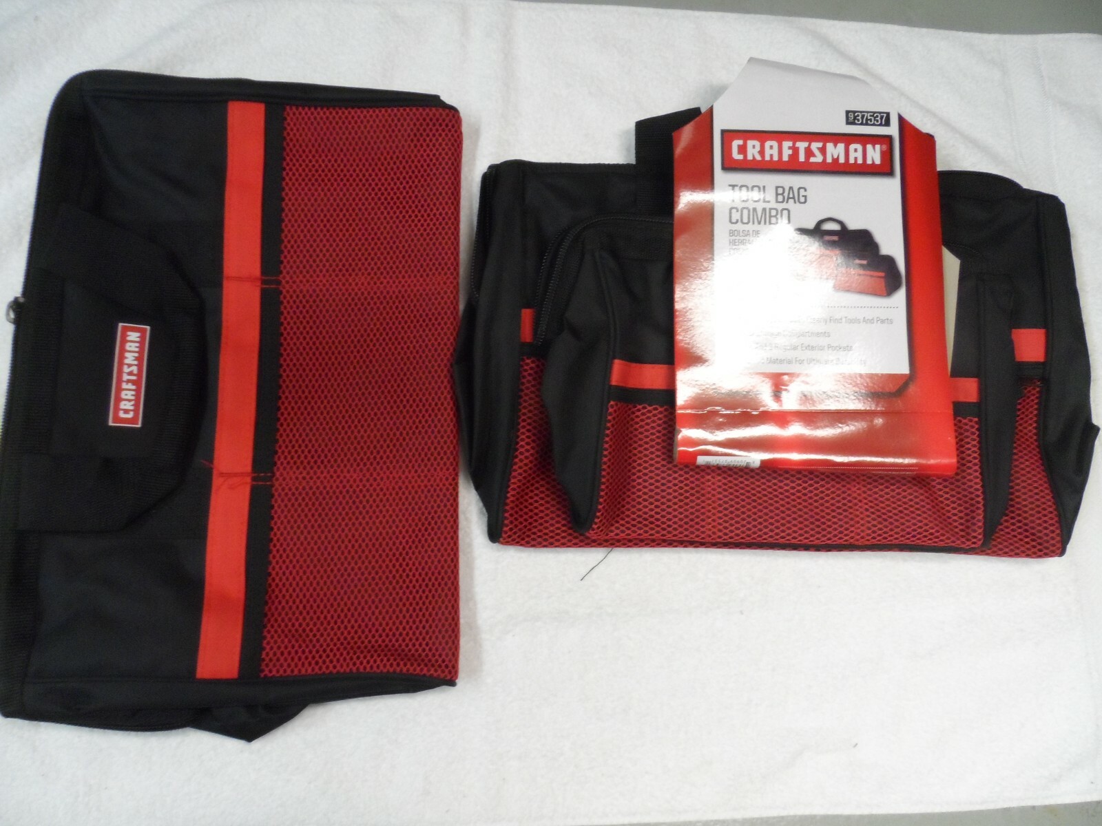 Craftsman 13″ and 18″ Tool Bag Combo Lot (3 total bags) – Part # 37537