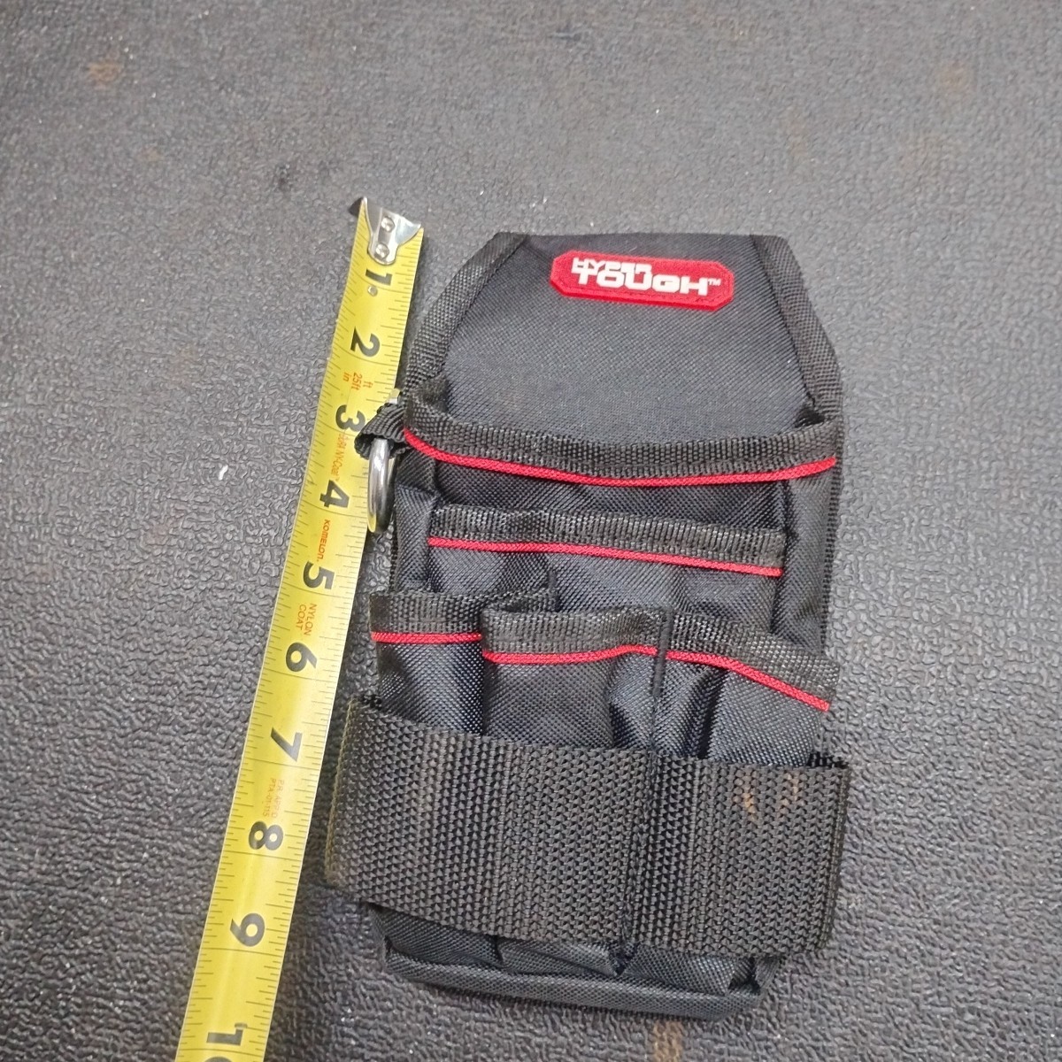Hyper Tough 5-Pocket 9″ Utility Holster Tool Belt Pouch Bag Holder