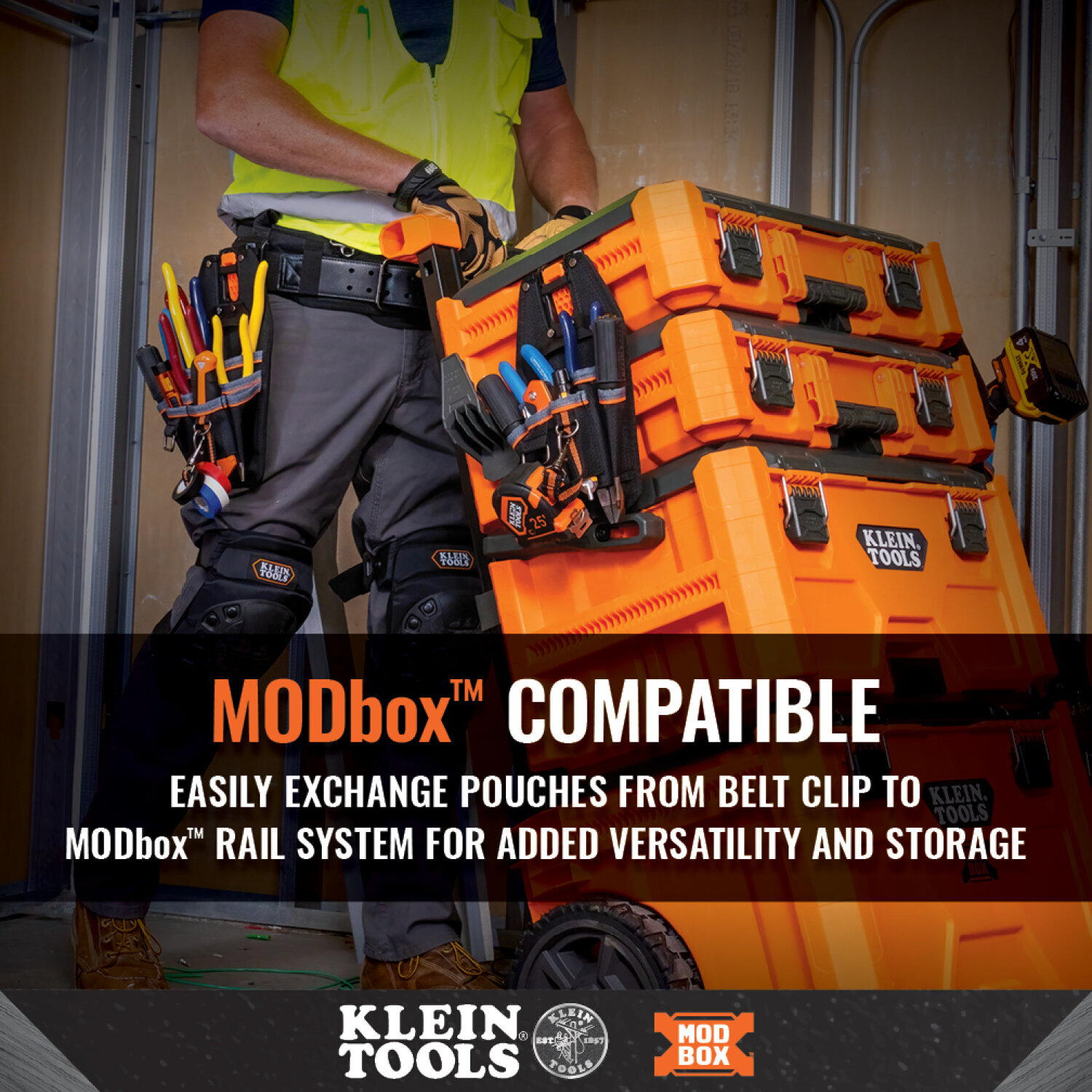Klein Tools 55830MB MODbox 6-Pocket Tool Pouch