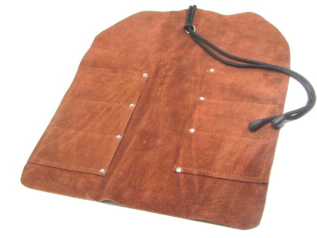 6 Pocket Leather Tool Belt Bag Pouch Workshop Home Garden Box Storage Carpenter
