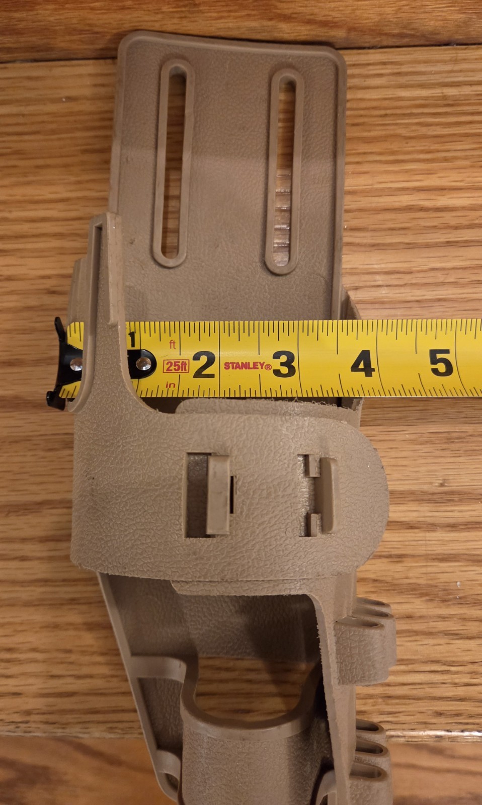 Heavy Duty Drill & Bit Holster For Tool Belt No Tool Holster Only Brown Silicone