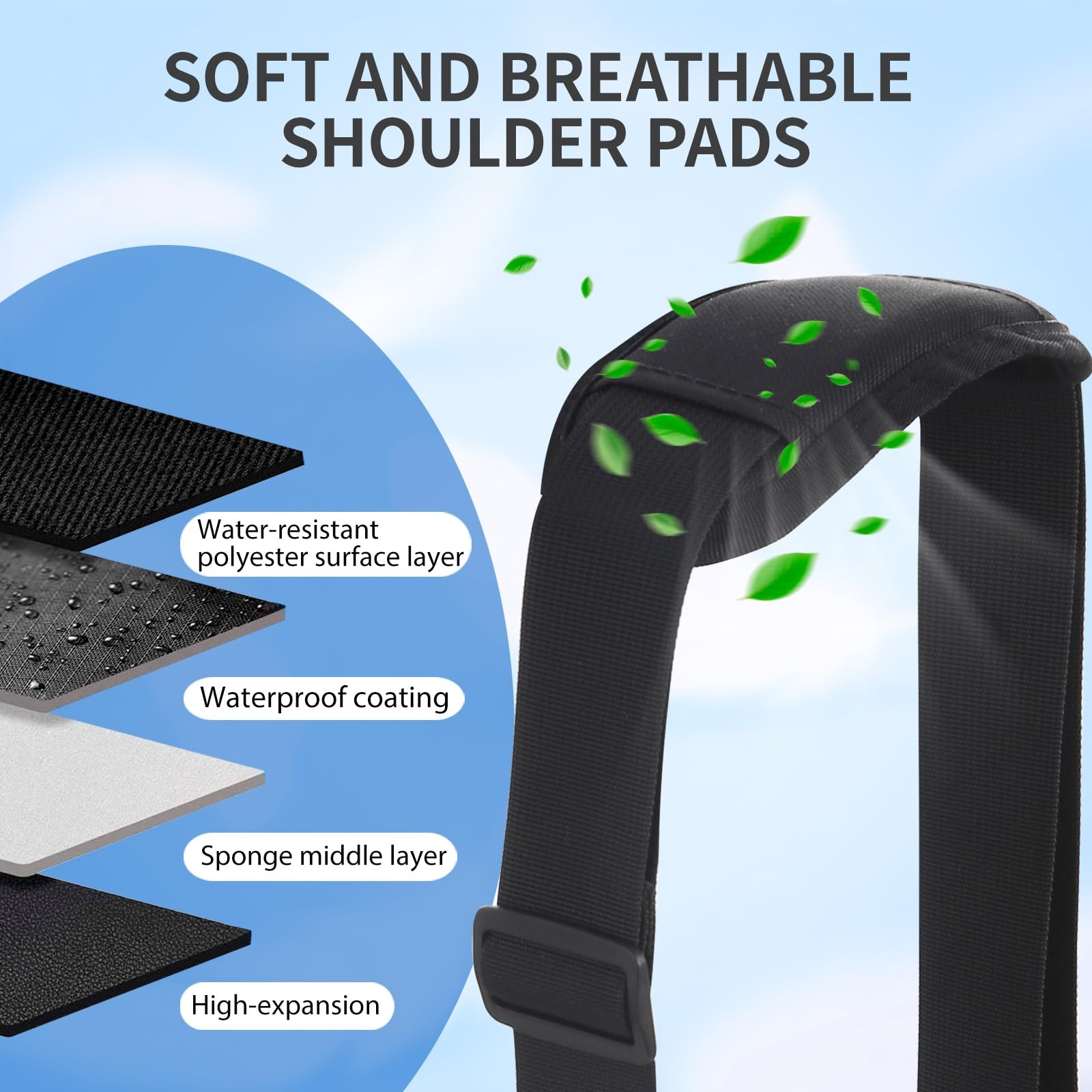 63″ Adjustable Shoulder Strap Compatible with Veto Pro Pac,with Detachable
