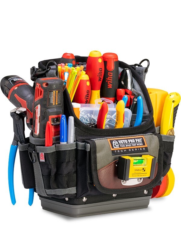 Veto Pro Pac TP6B Six Pocket Small Tool Pouch w/ Base