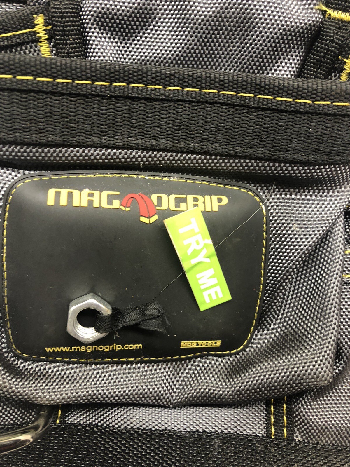 New MagnoGrip 11 In. 10-Pocket Platinum Magnetic Tool Pouch with Belt