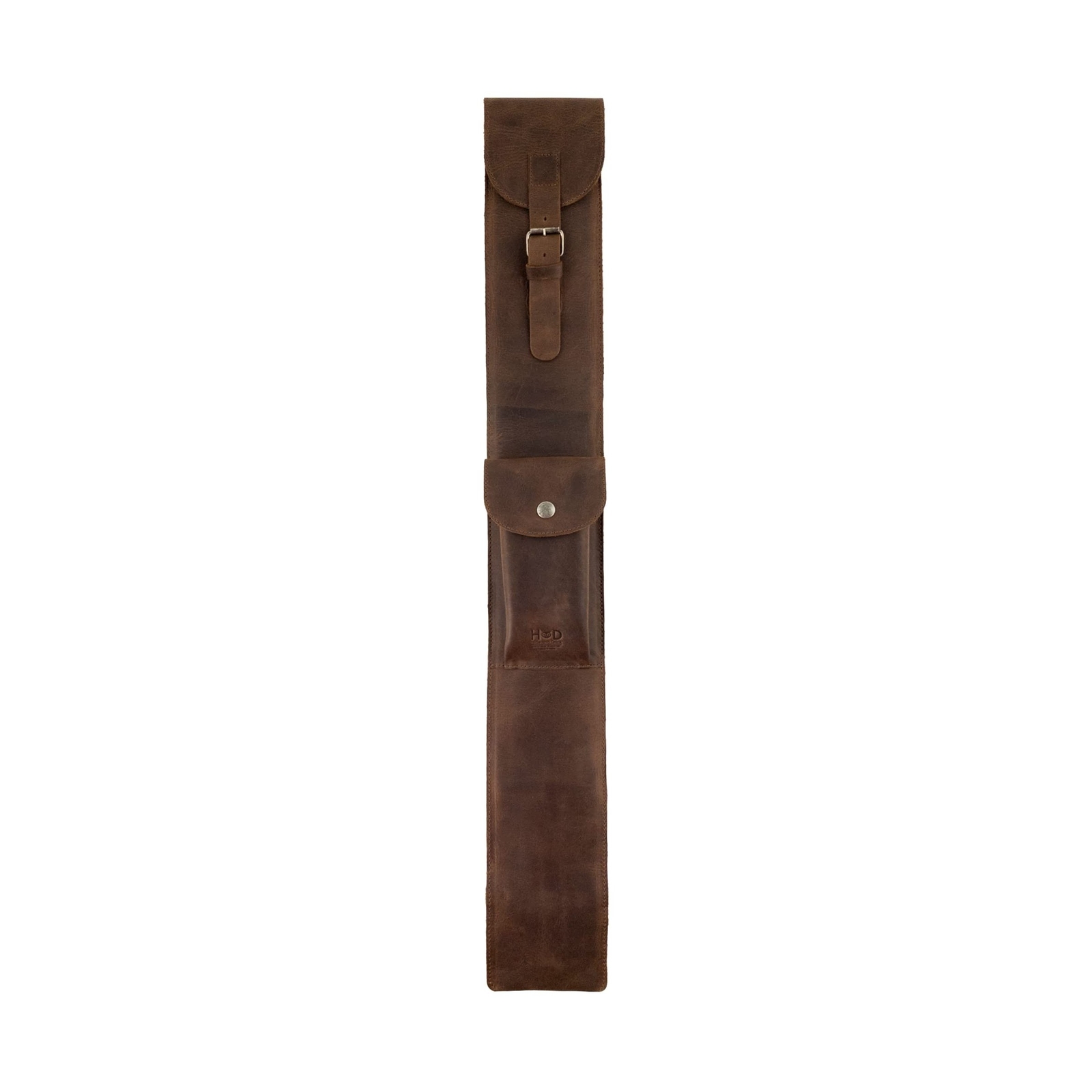 Hide & Drink, Rustic Billiard/Pool Cue Flat Case Handmade from Full Grain Lea…