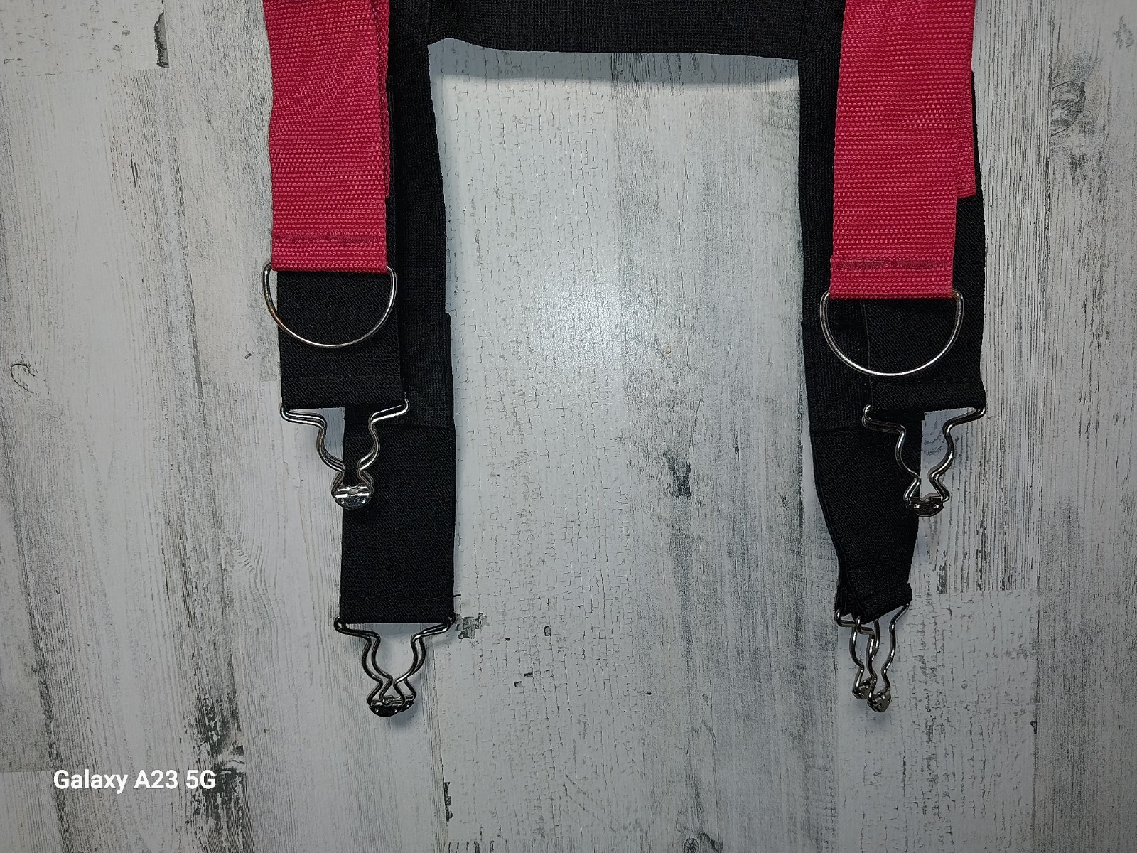 Arsenal GB5092 Suspenders w/ Quick Adj., 48″, Red and Black firefighting