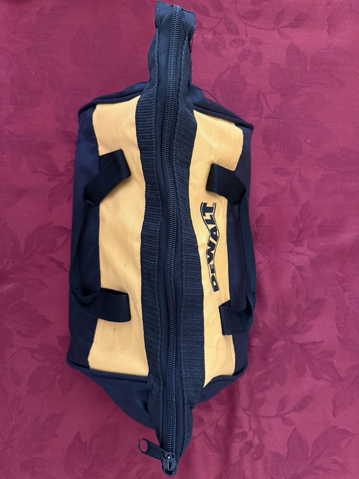 DEWALT Yellow/Black Tool Bag Zipper Closure w/ Handle 13 in x 8 in