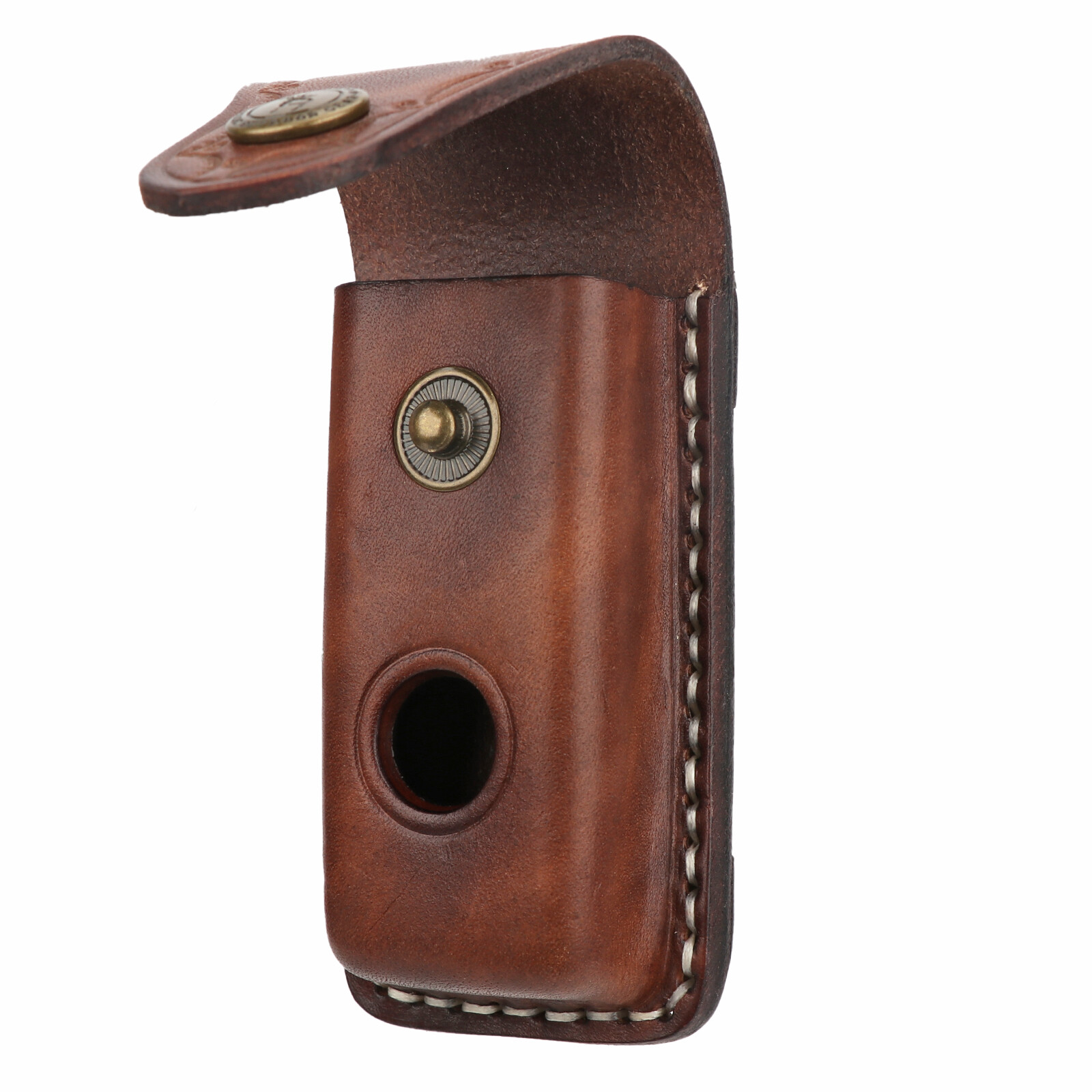 Tourbon Leather Knife Sheath for Folding Horizontal Trapper Knife Belt Holster