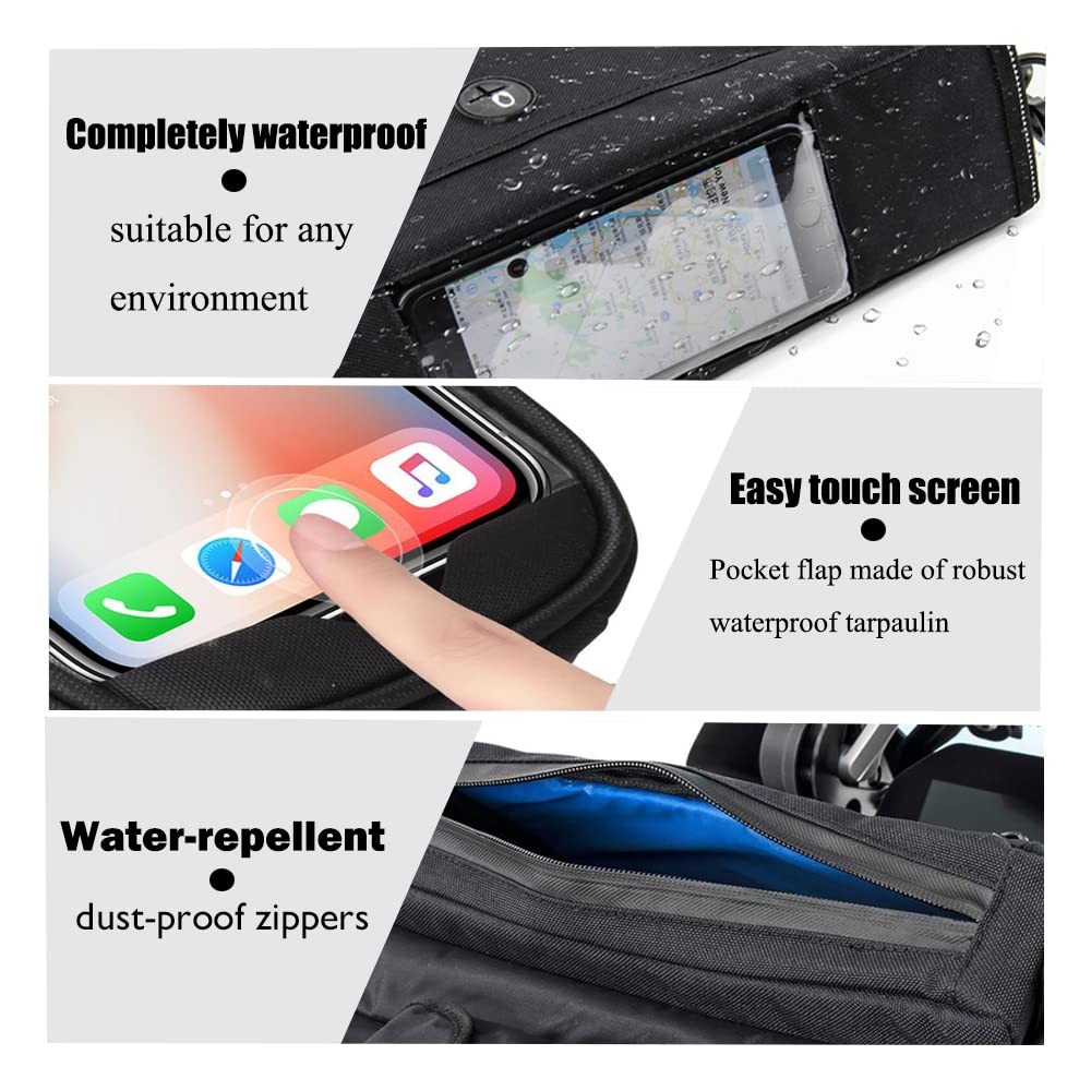 For KLR650 Adventure ABS KLX300 KLX230S Modern waterproof motorcycle handleba…