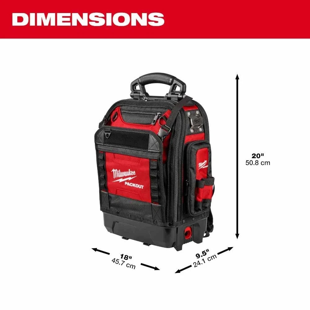 Milwaukee 48-22-8303 PACKOUT Structured Backpack Genuine