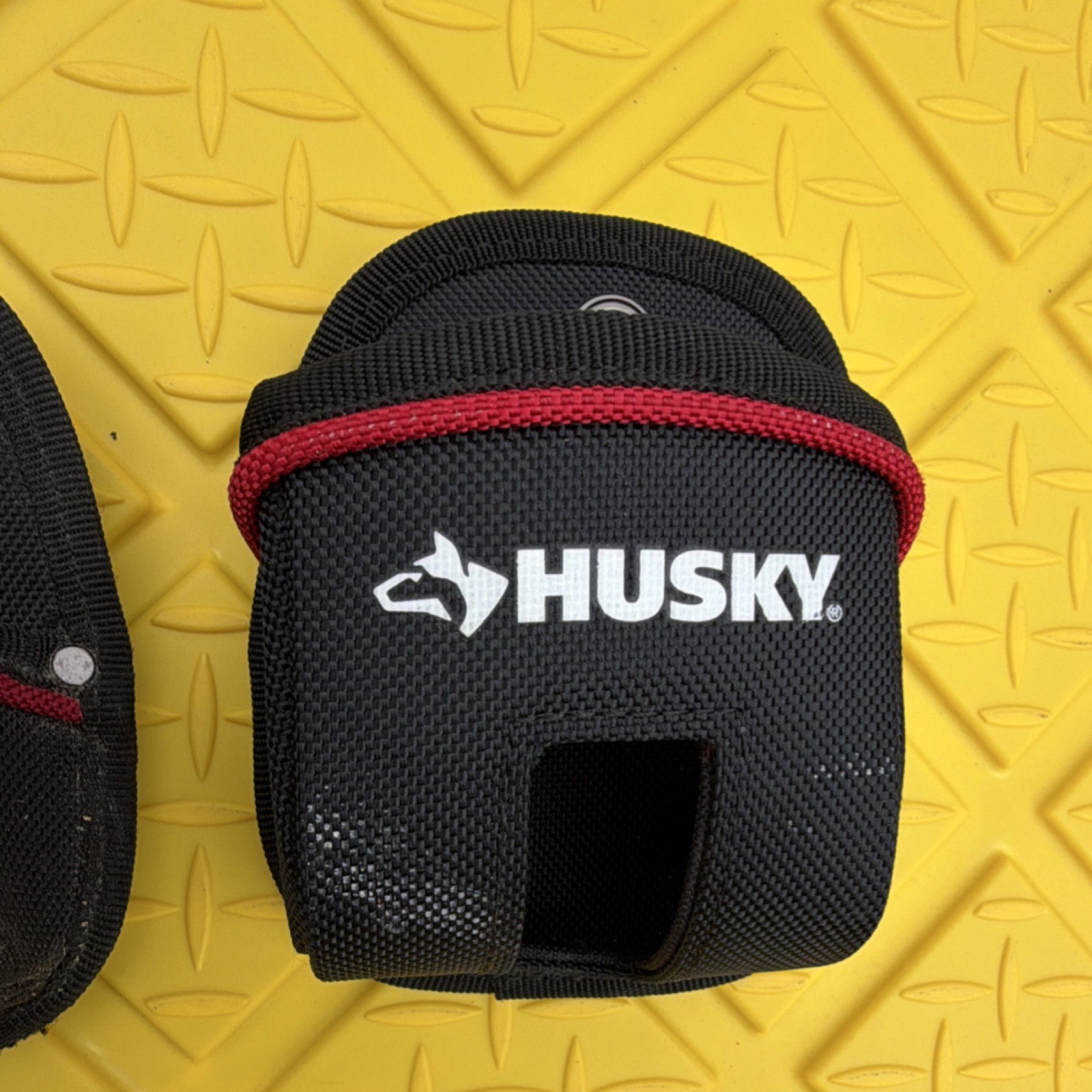 Husky Black and Red Tool Pouch Holster Holder Belt Clip Set of 2