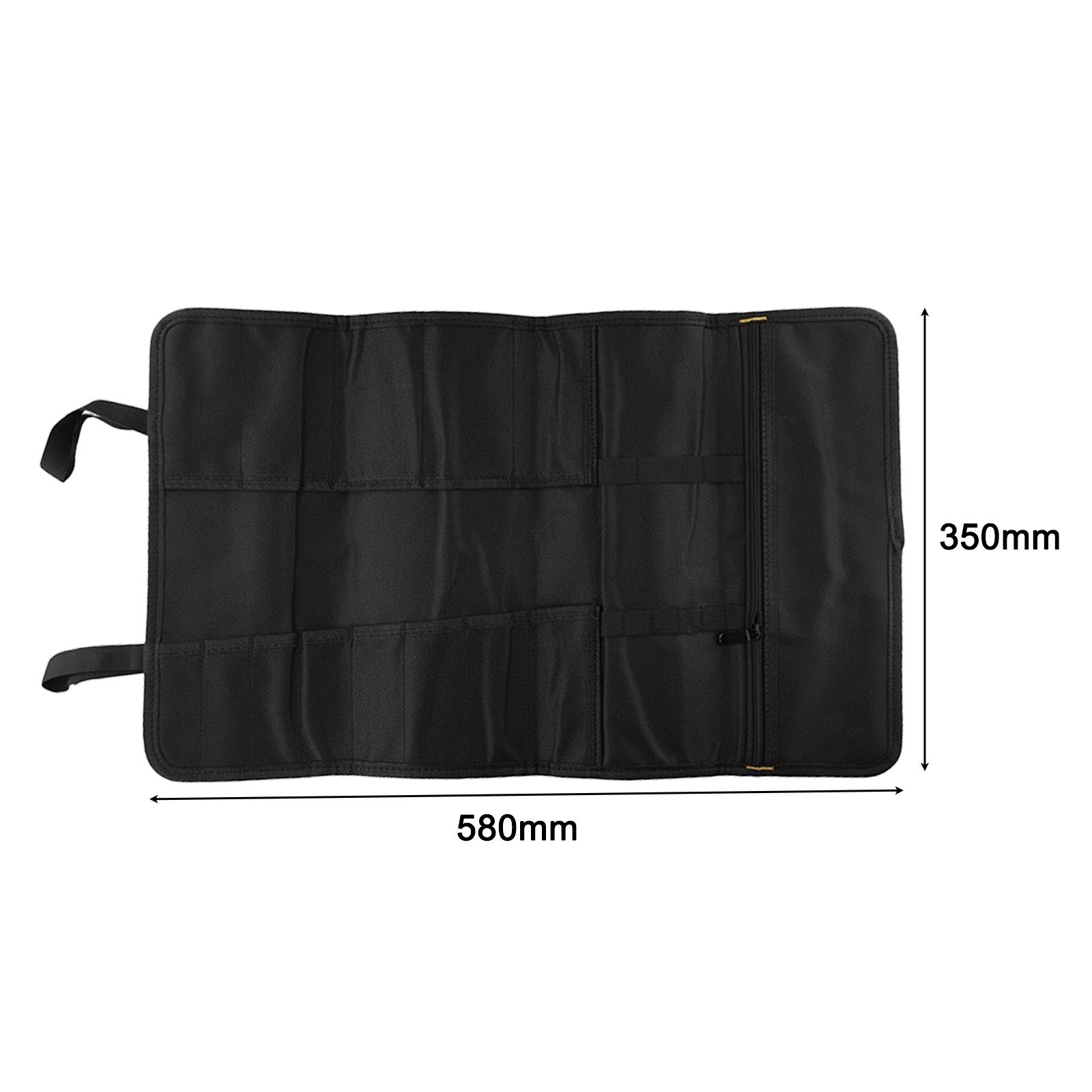 Sturdy Tool Storage Bag for Electricians 600D Oxford Cloth Zippered Pockets