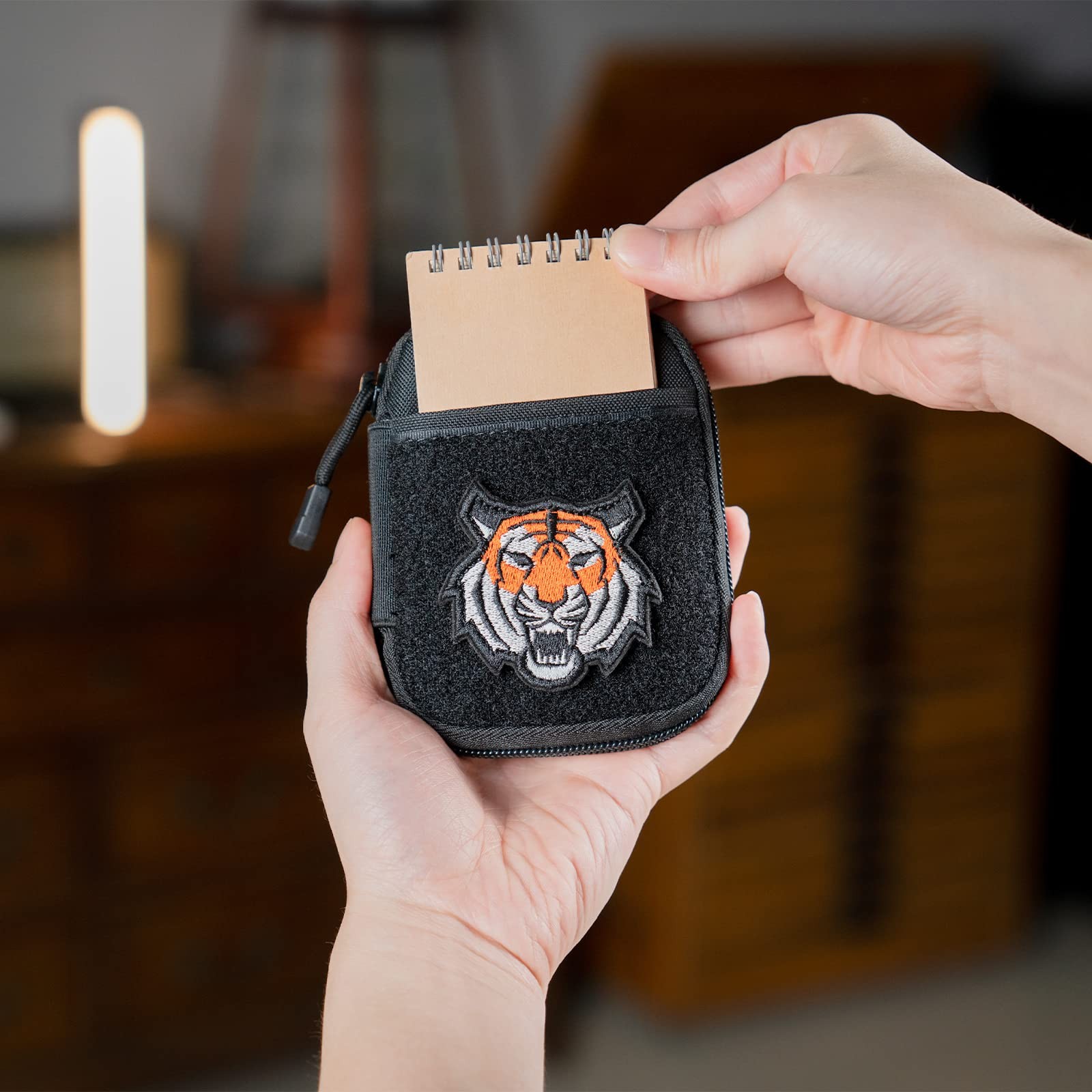 EDC Pouch Pocket Organizer Mighty Tool Bag For Men With Patches DRing New