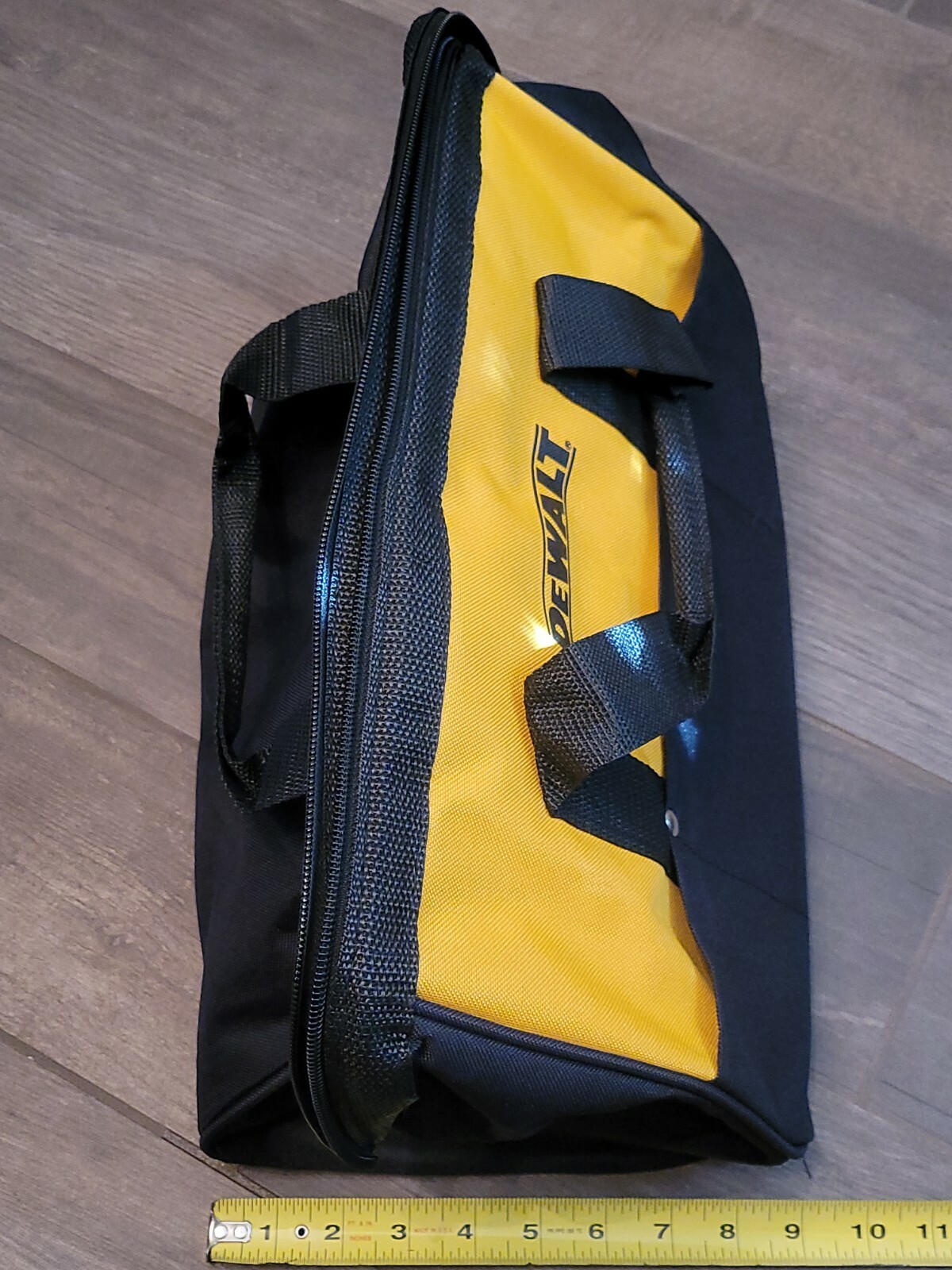 (2) DeWALT 15″×9″×10″ Heavy Duty Nylon Contractor Tool Bags (N772413) – NEW!