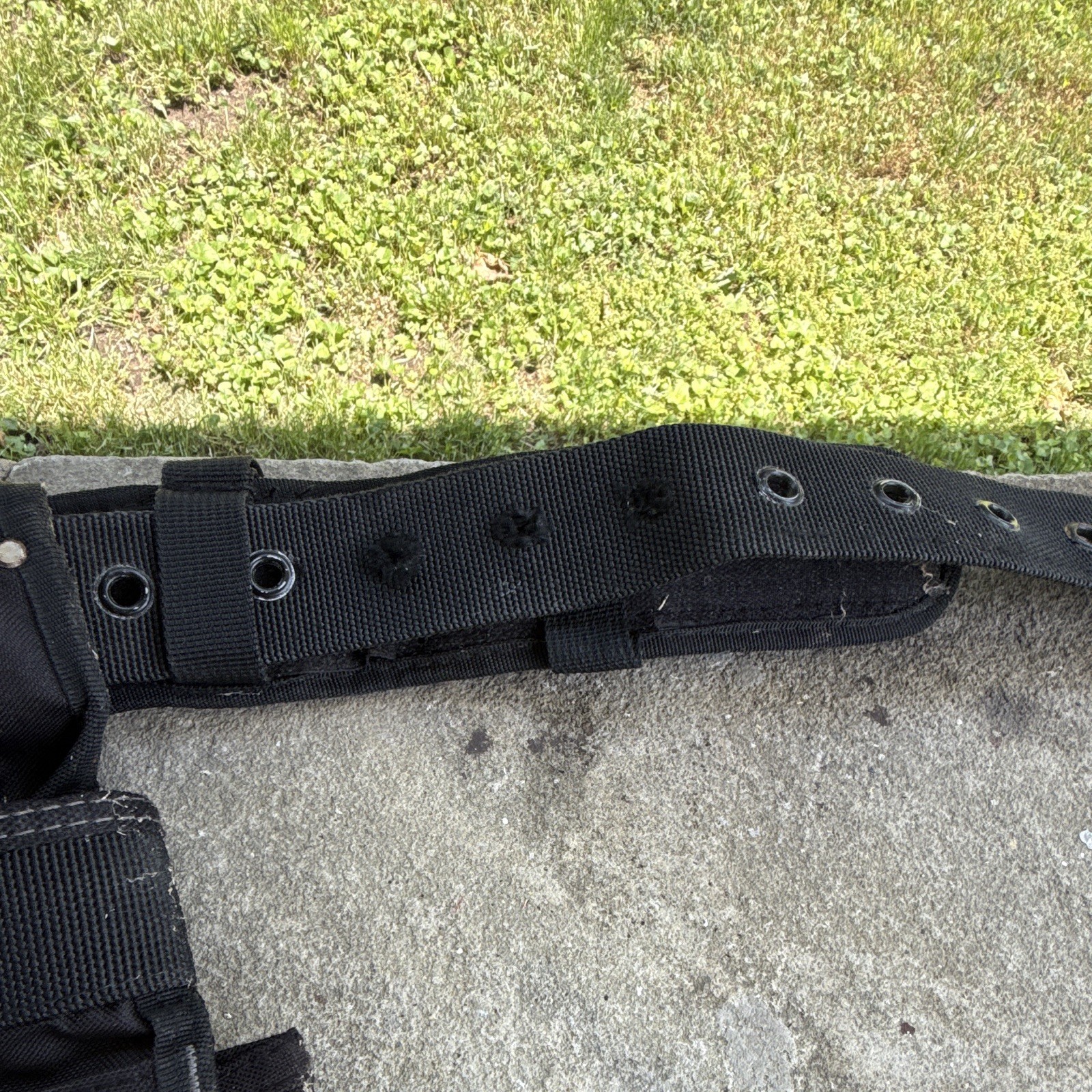 McGuire-Nicholas MN Adjustable Fabric Tool Belt w/ Multiple Pouches Black